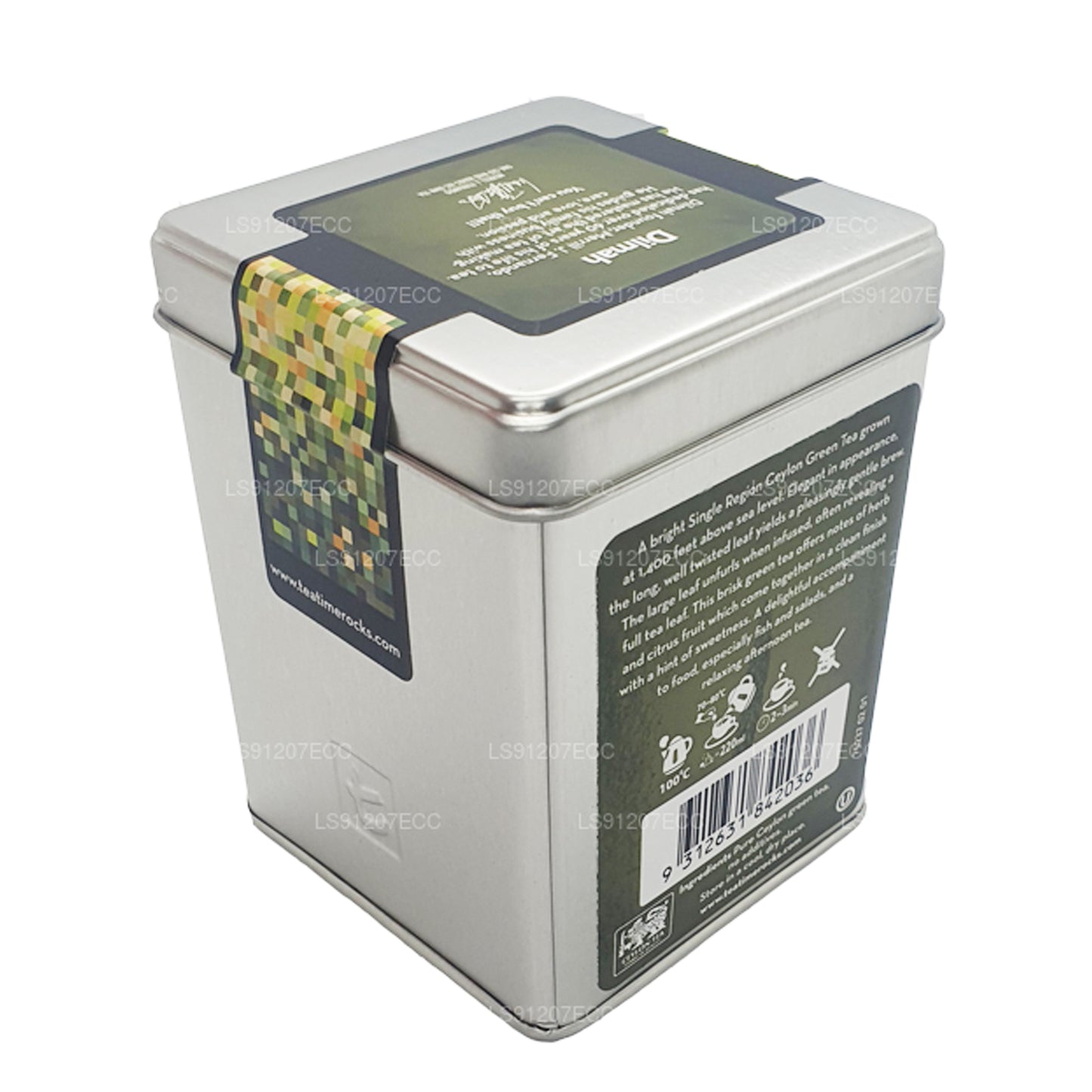 Té verde Dilmah T-series Ceylon Young Hyson (40 g) 20 bolsitas de té