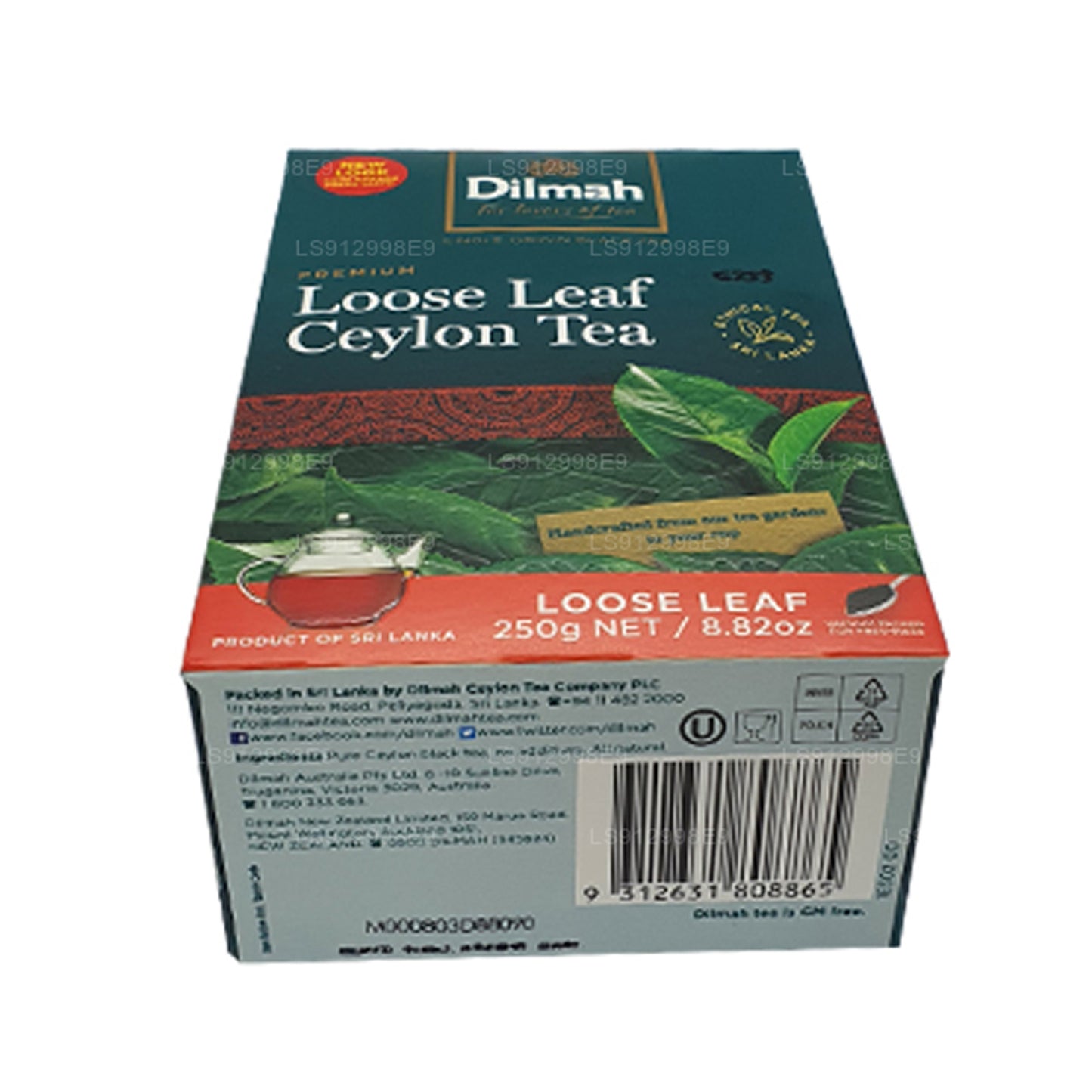Té de hojas sueltas de Ceilán Dilmah Premium (125 g)