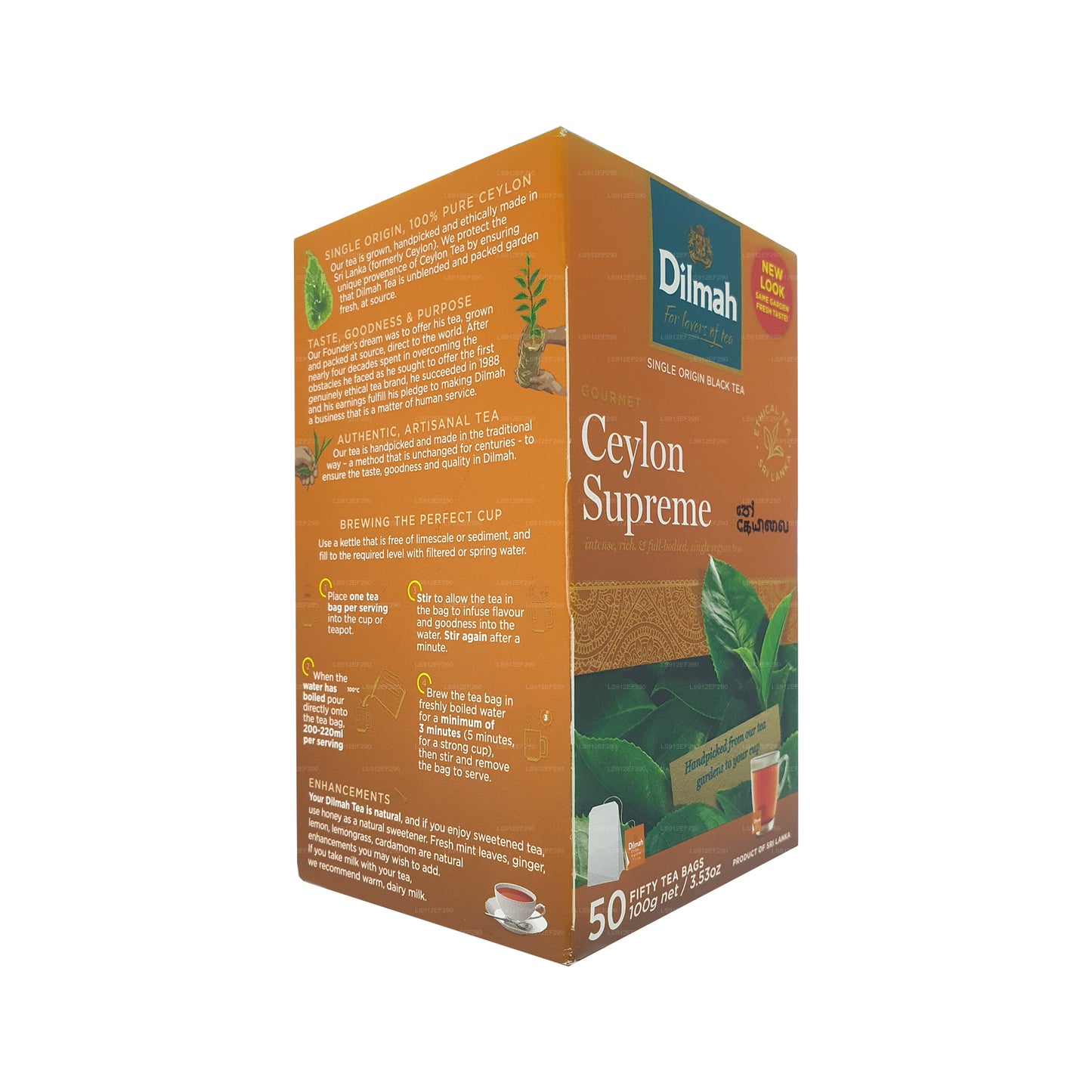 Dilmah Ceylon Supreme (100 g) 50 bolsitas de té
