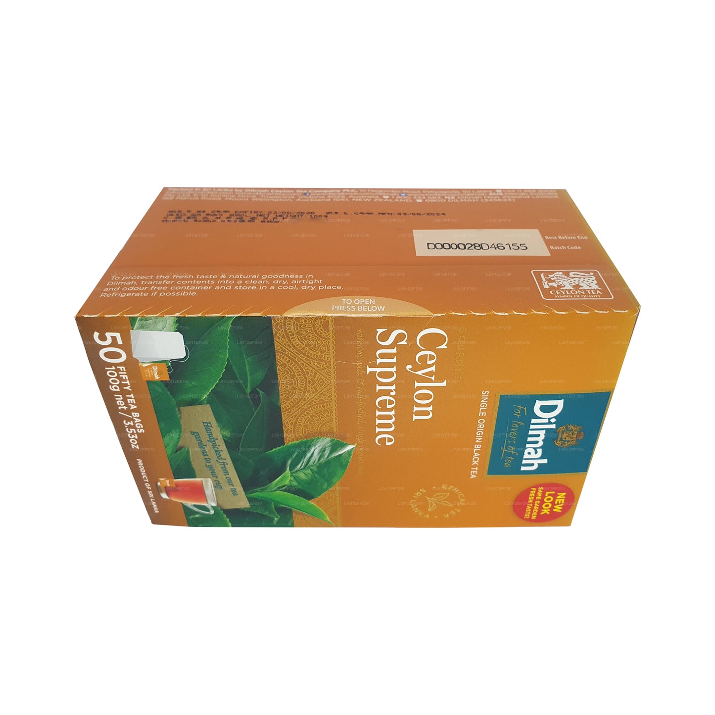 Dilmah Ceylon Supreme (100 g) 50 bolsitas de té