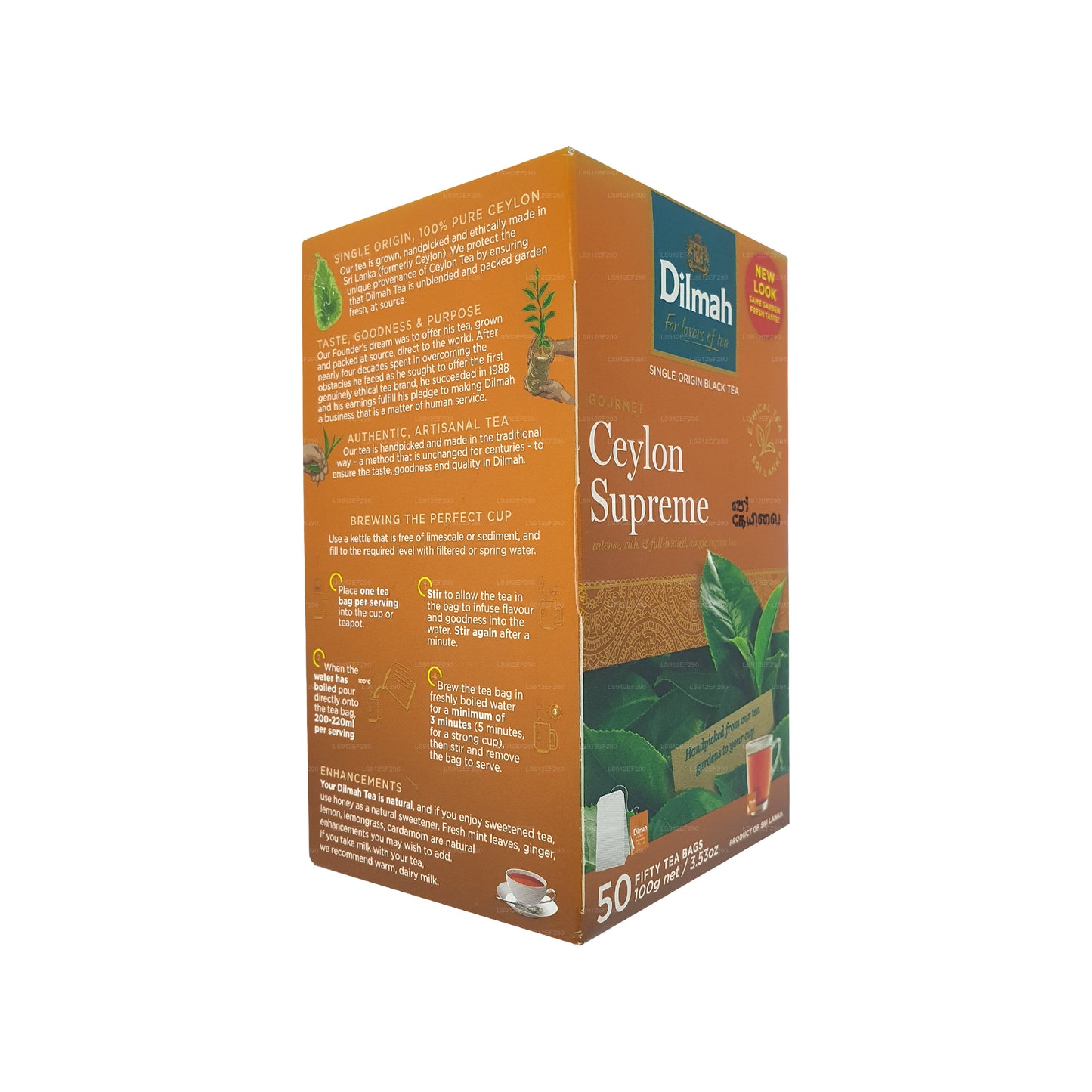 Dilmah Ceylon Supreme (100 g) 50 bolsitas de té
