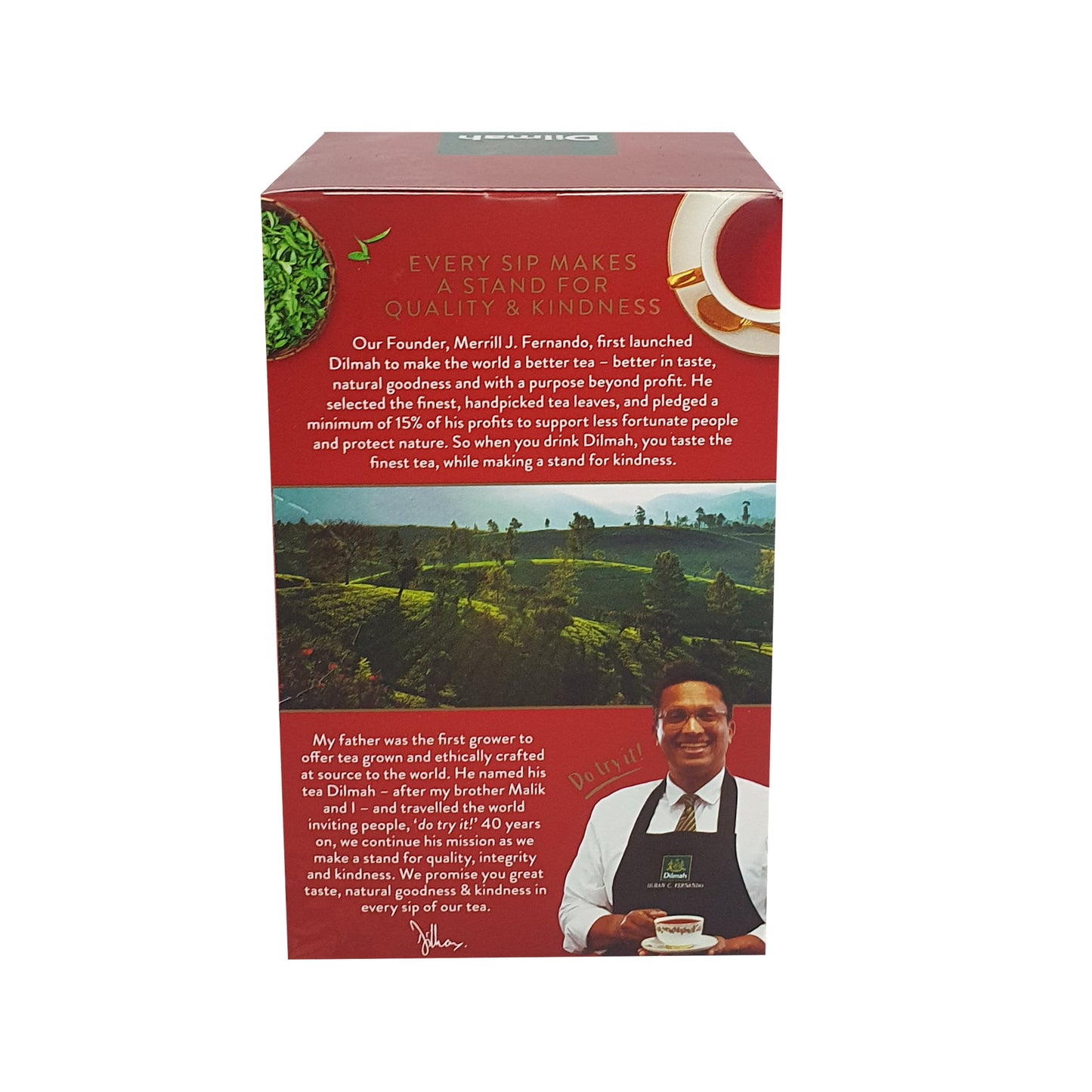 Té de desayuno inglés Dilmah, 50 bolsitas de té (100 g)