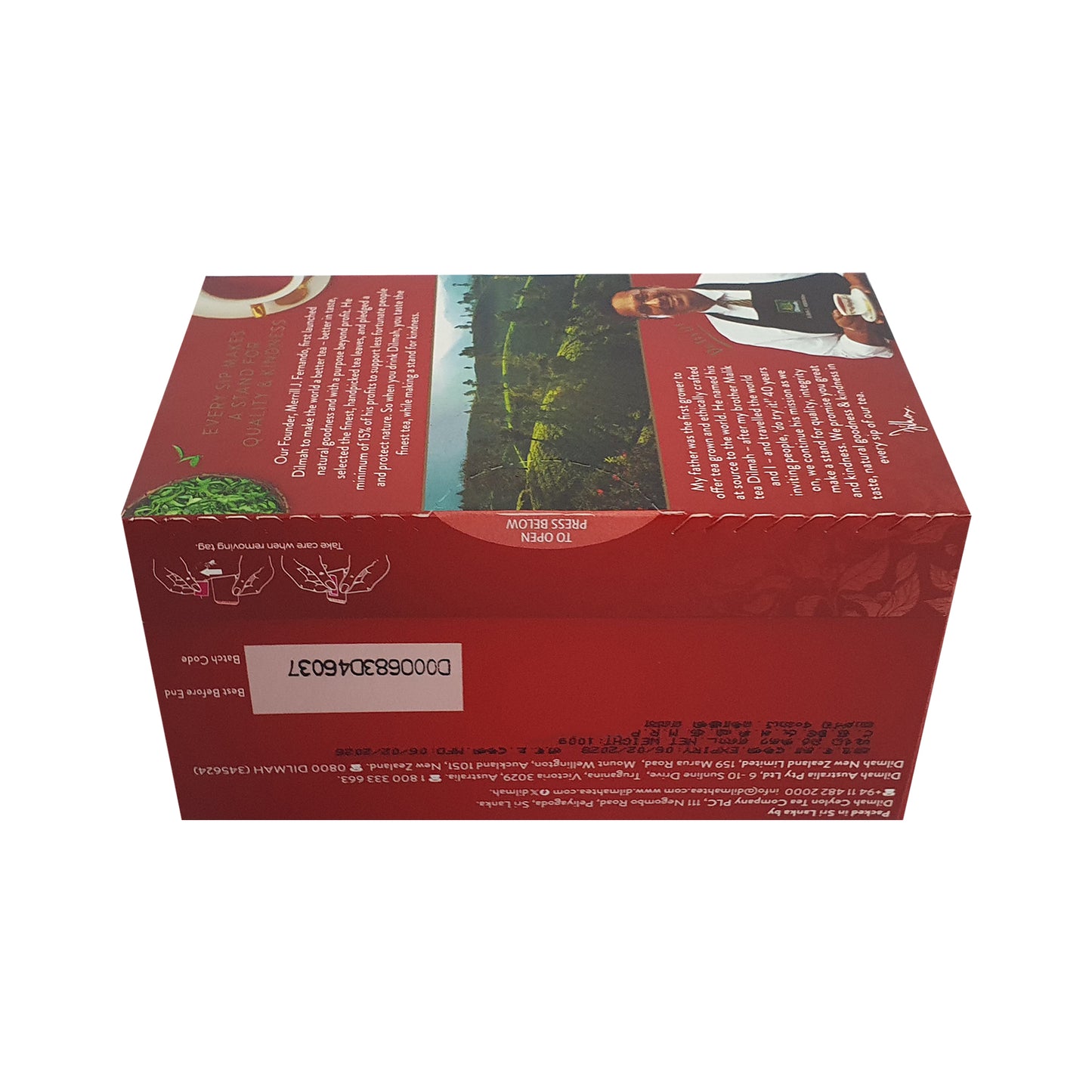 Té de desayuno inglés Dilmah, 50 bolsitas de té (100 g)