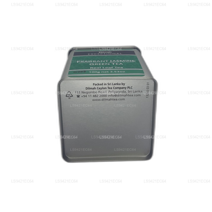 Té de hojas reales de jazmín con aroma excepcional de Dilmah (100 g)
