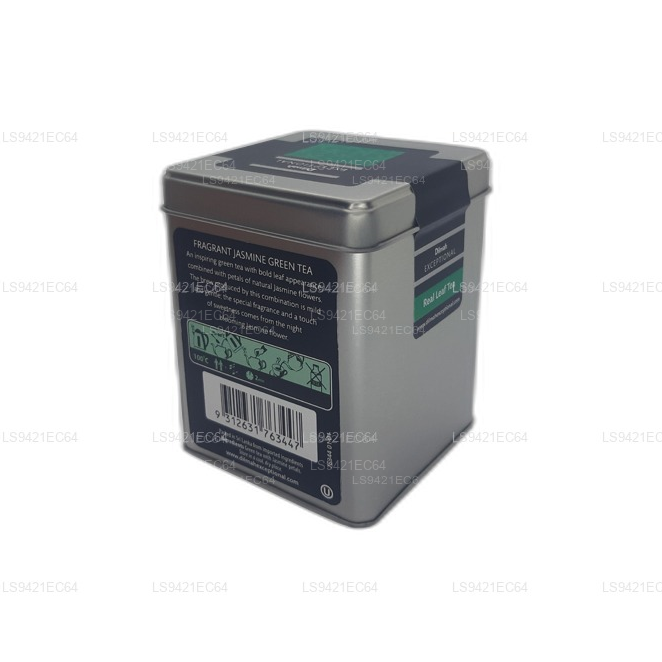 Té de hojas reales de jazmín con aroma excepcional de Dilmah (100 g)