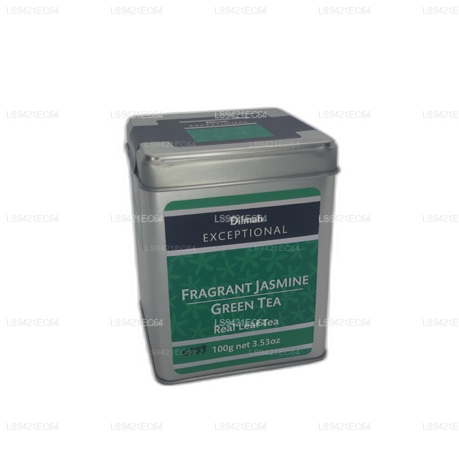 Té de hojas reales de jazmín con aroma excepcional de Dilmah (100 g)