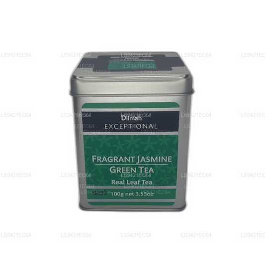 Té de hojas reales de jazmín con aroma excepcional de Dilmah (100 g)