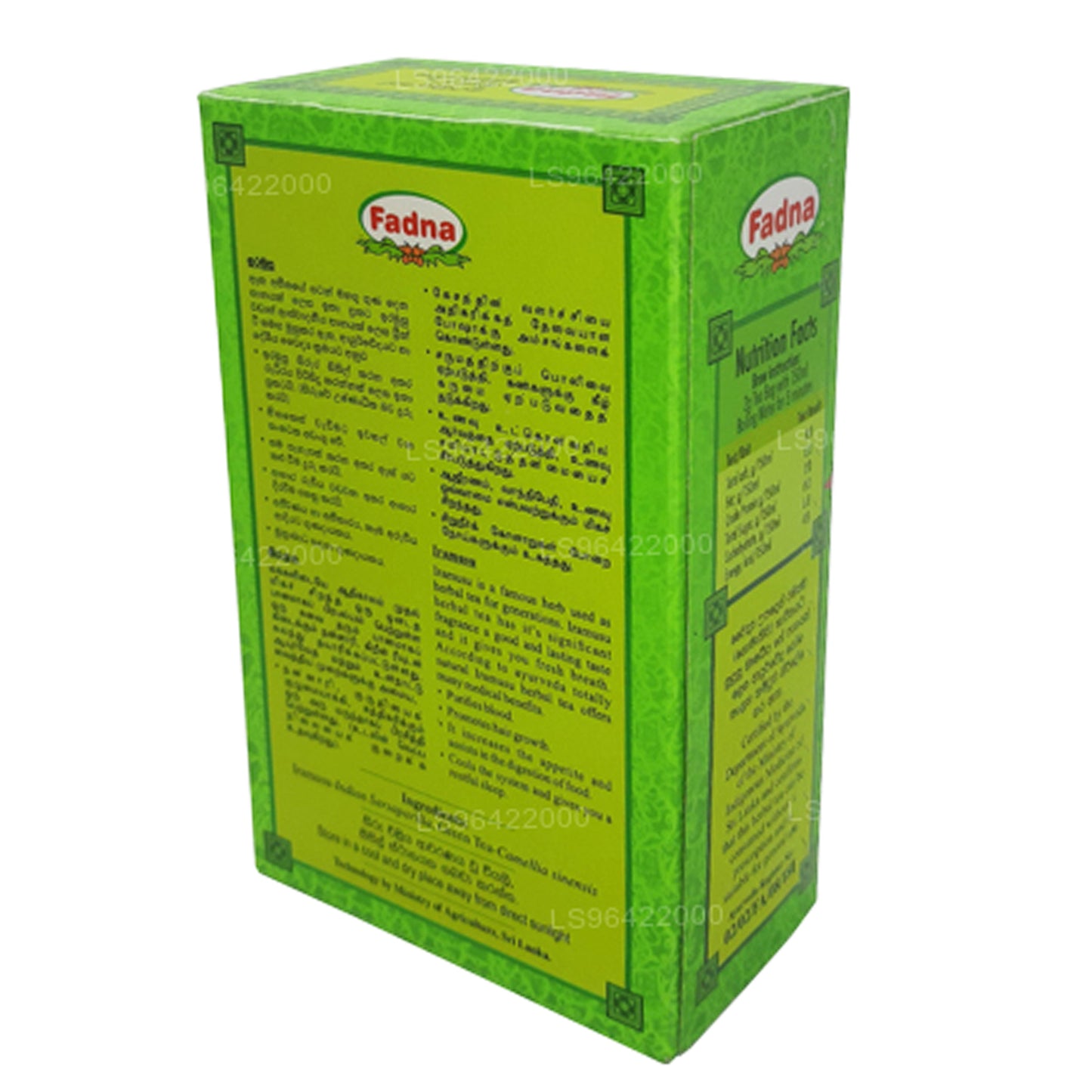 Té de hierbas Fadna Iramusu (20 g) 10 bolsitas de té