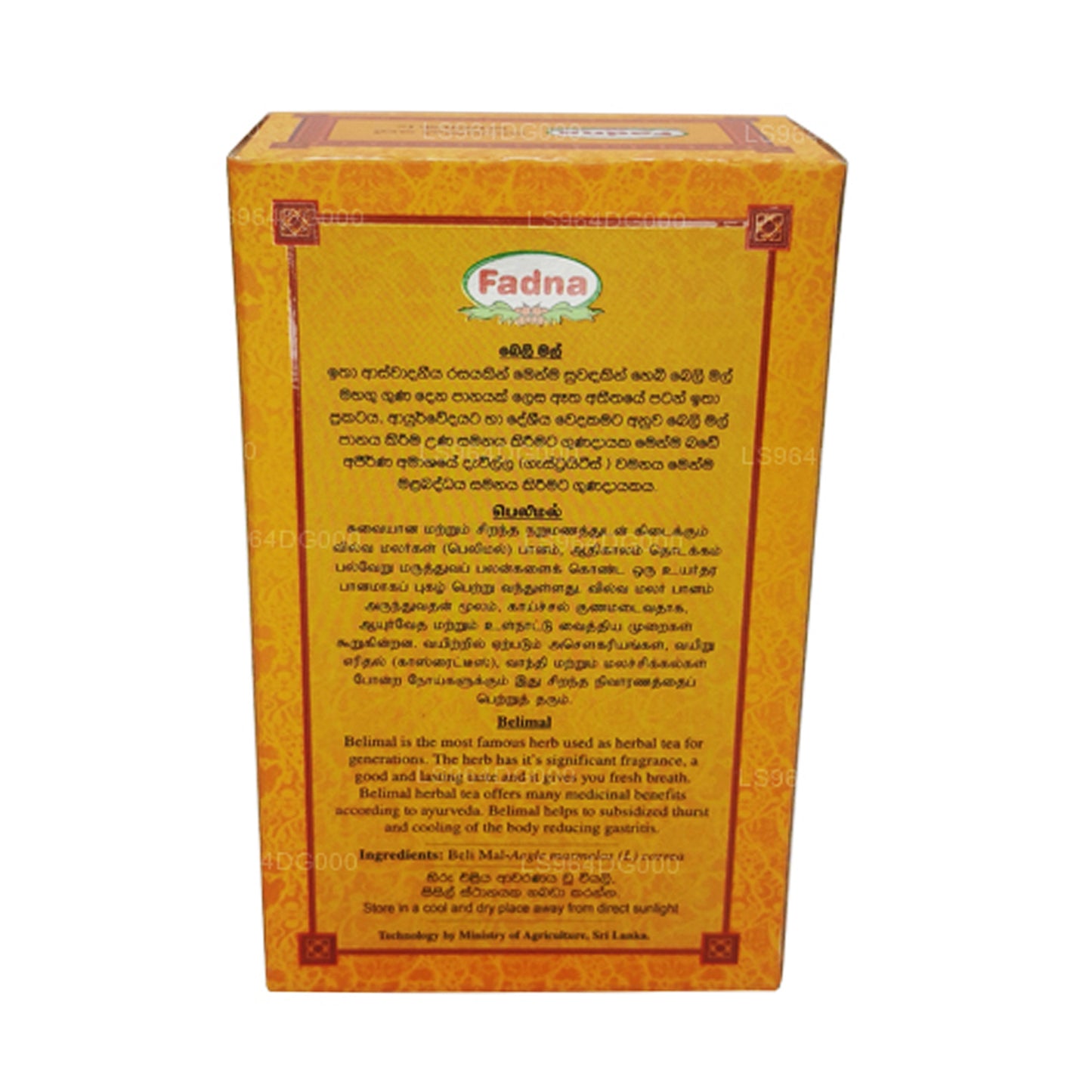 Té de hierbas Fadna Belimal (20 g) 10 bolsitas de té