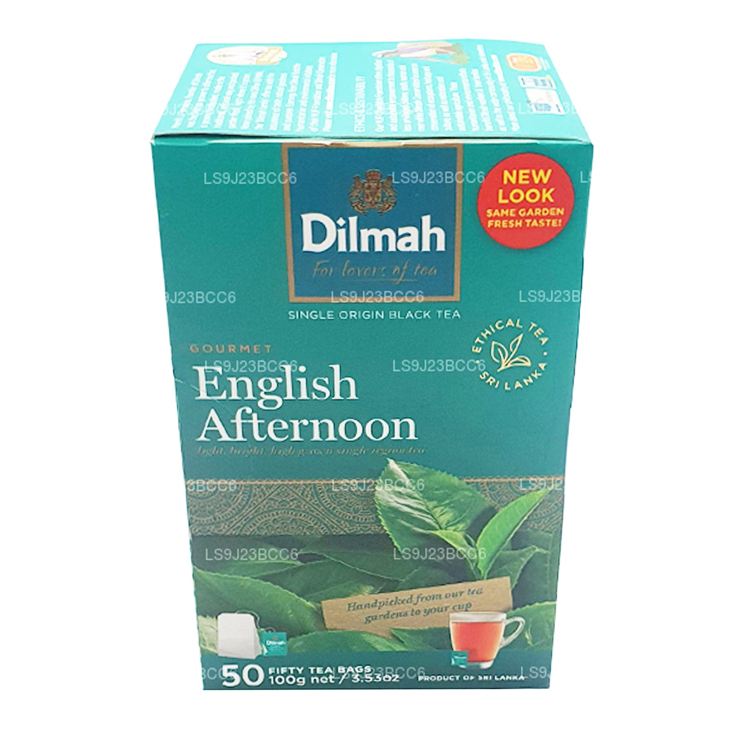 Té de tarde inglés Dilmah, 50 bolsitas de té (100 g)