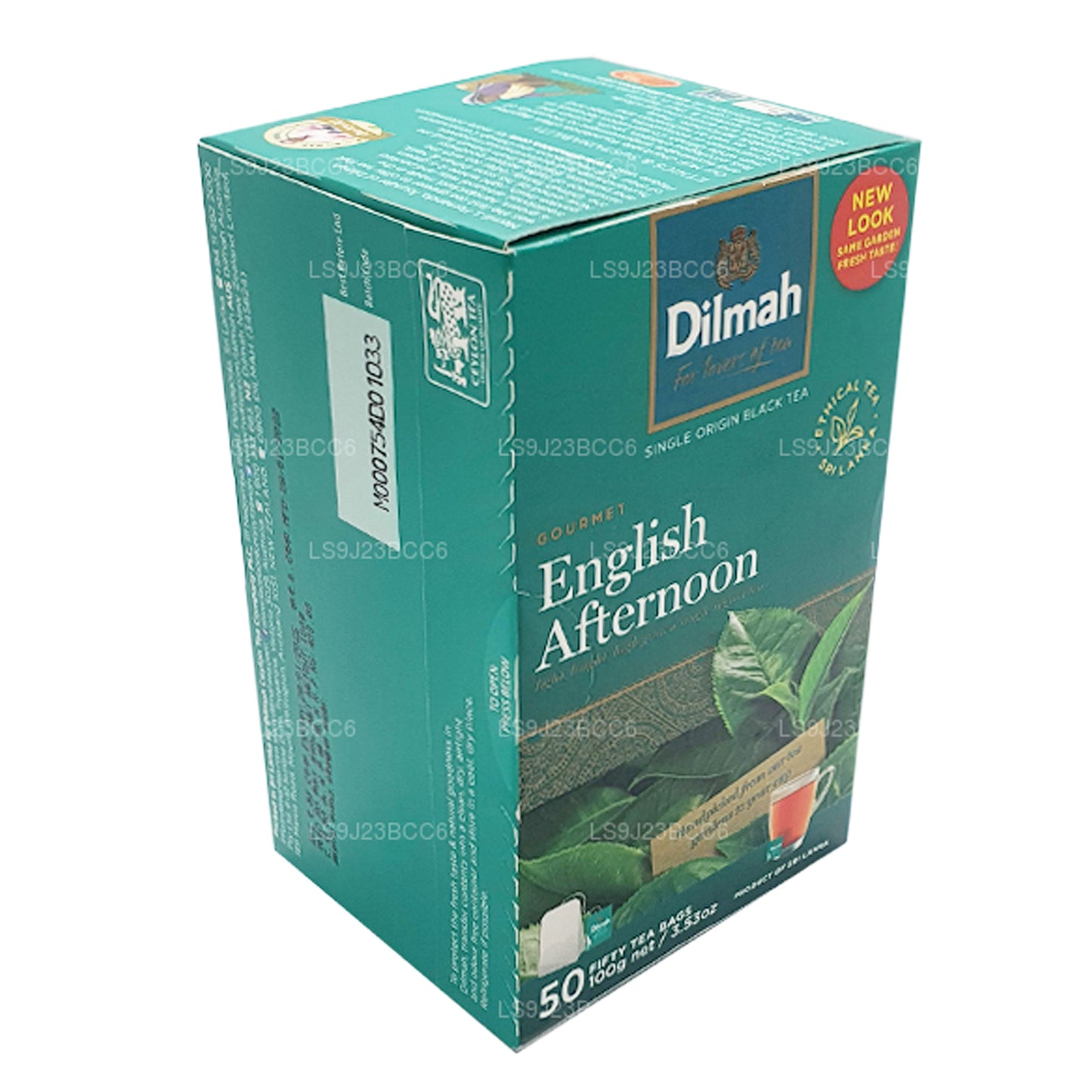 Té de tarde inglés Dilmah, 50 bolsitas de té (100 g)