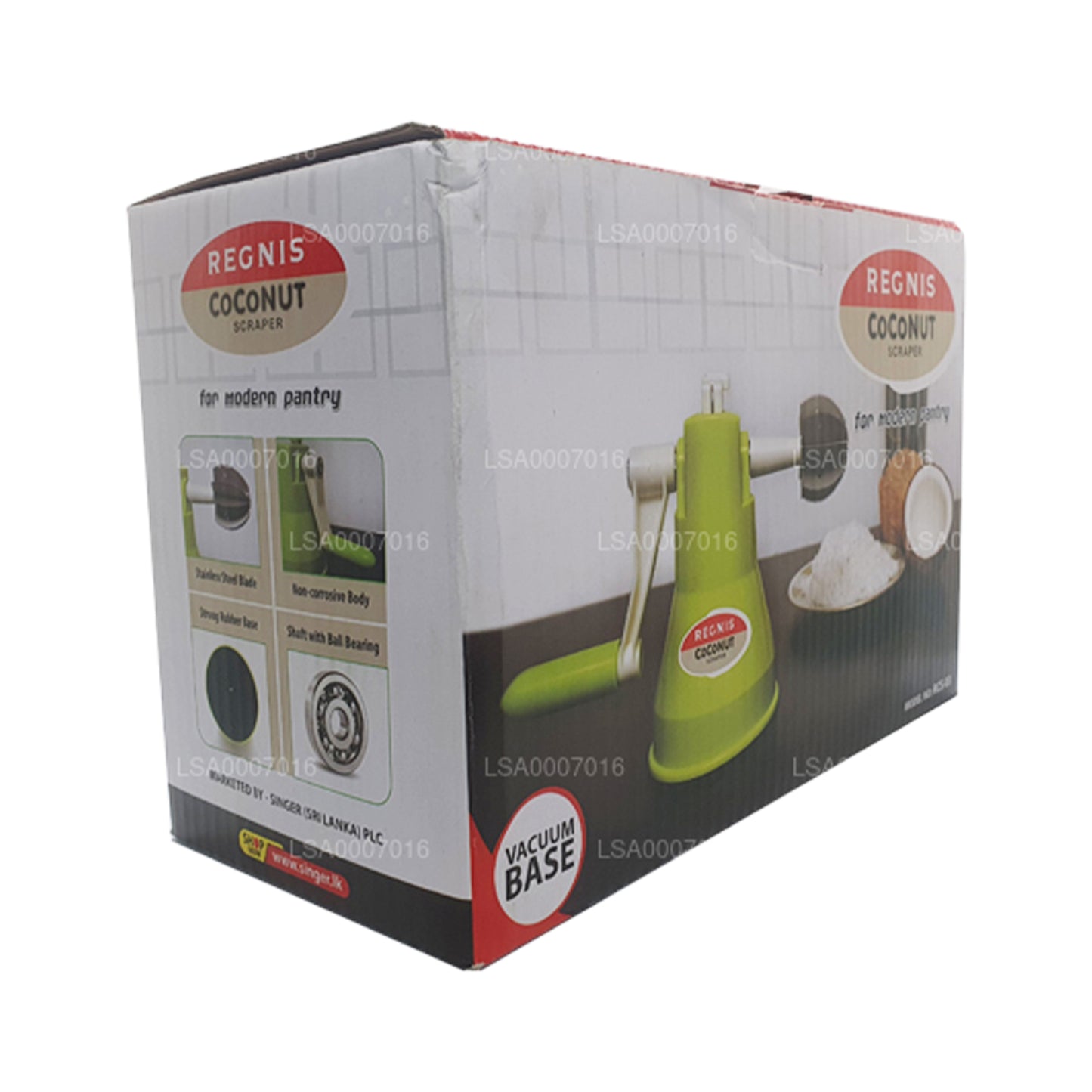 Raspador de coco manual Lakro (RCS-03)