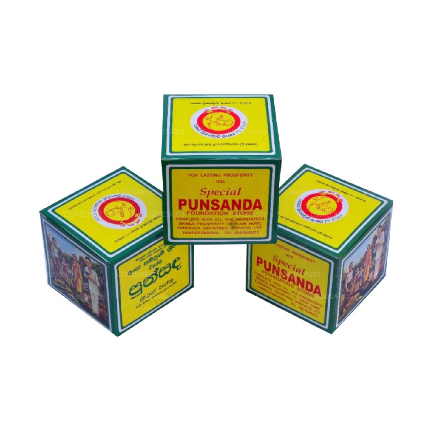 Punsanda Nidan Wasthu (Piedras principales de la fundación)