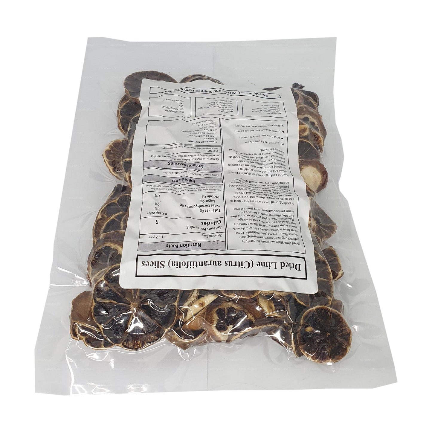 Rebanadas de lima deshidratada Lakpura