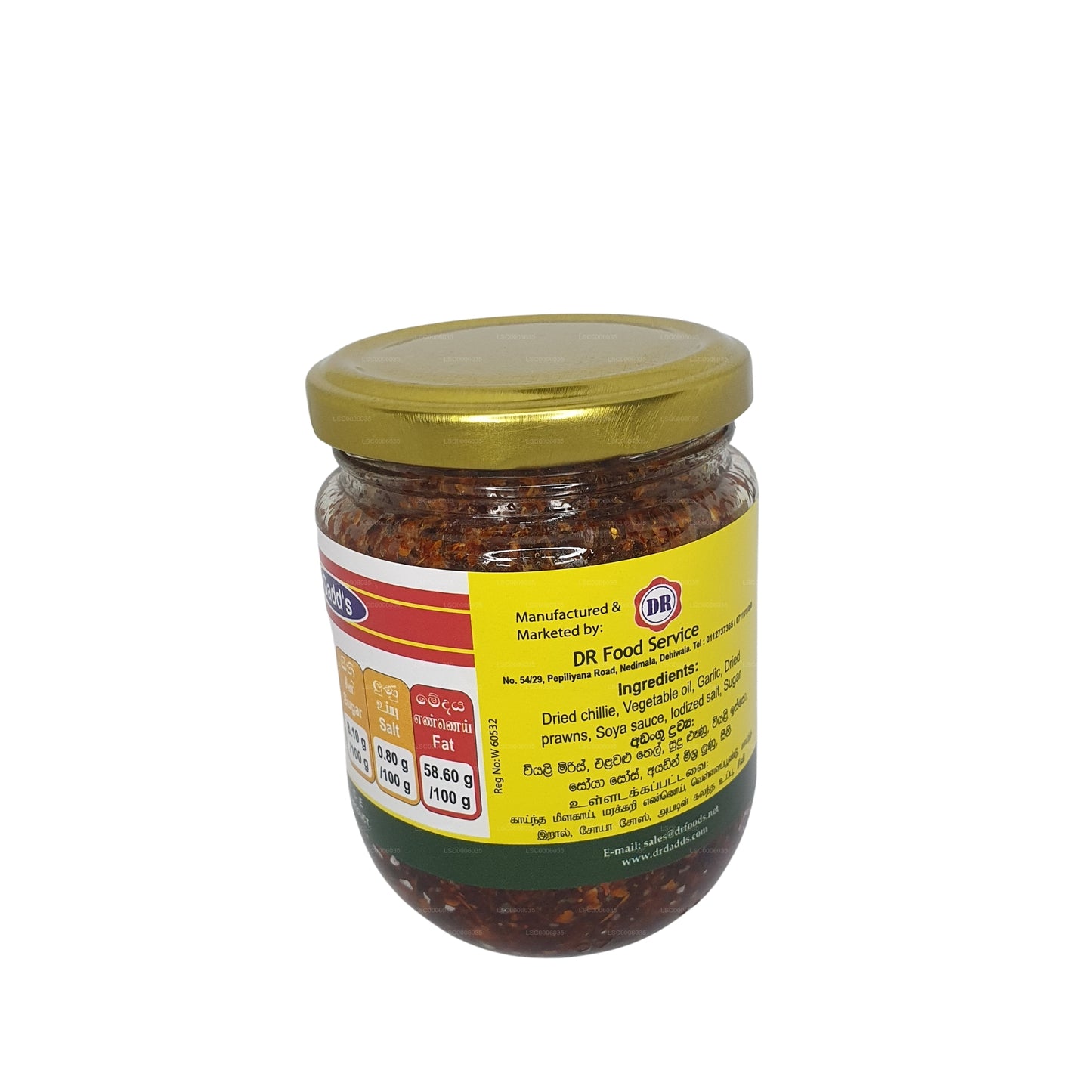 Pasta de chile chino Dr. Dadd's