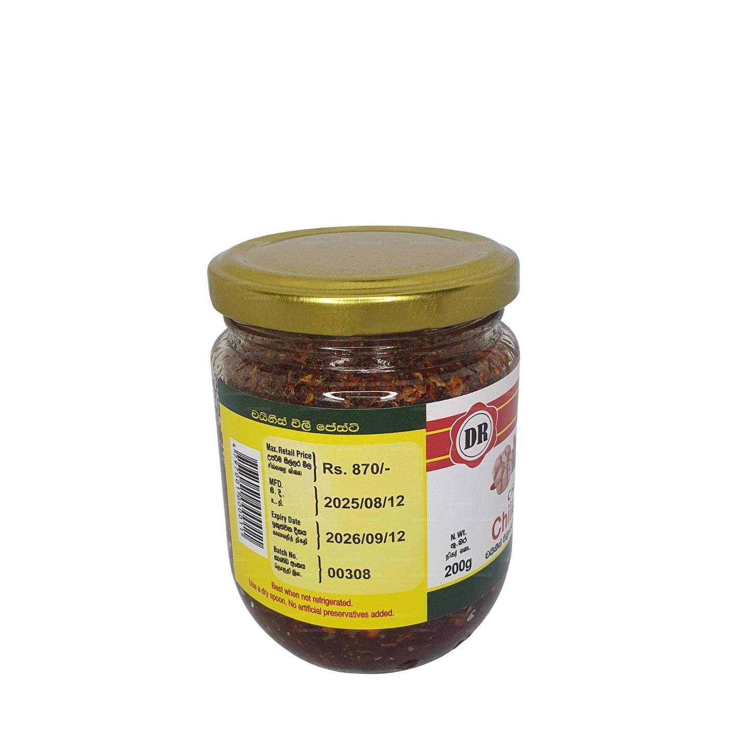 Pasta de chile chino Dr. Dadd's