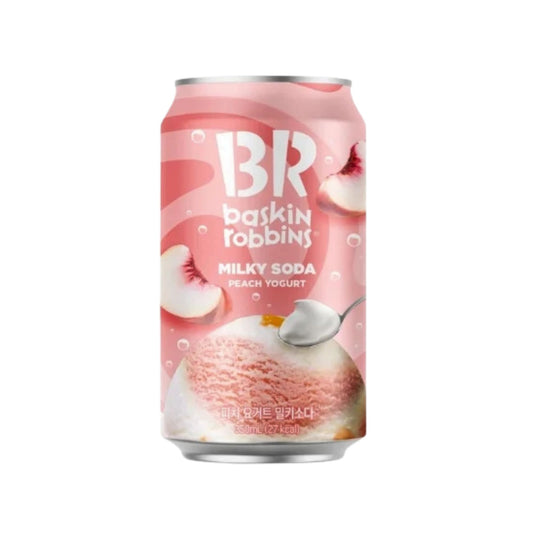 Baskin Robbins Durazno Yogur Lechoso Soda (350ml)