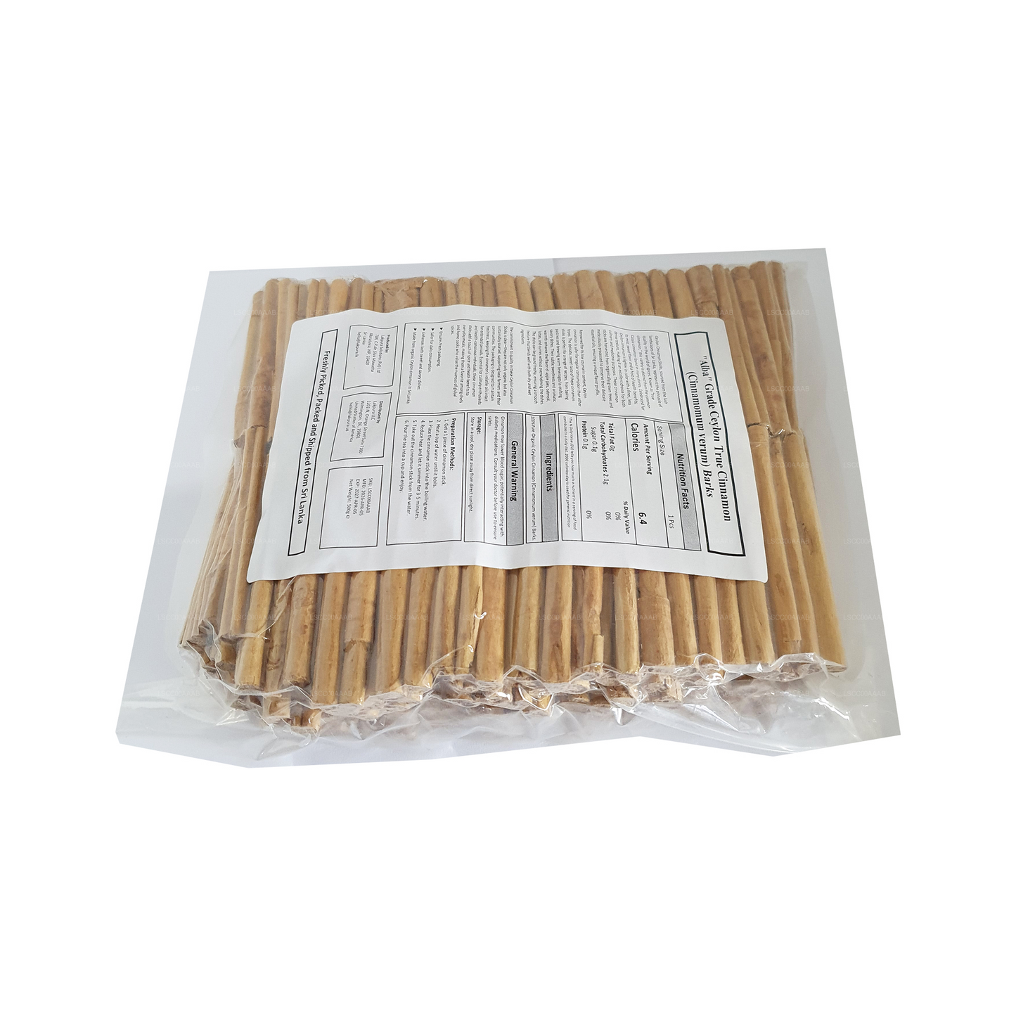 Lakpura® Canela Verdadero Ceilán "Alba" Palos de grado