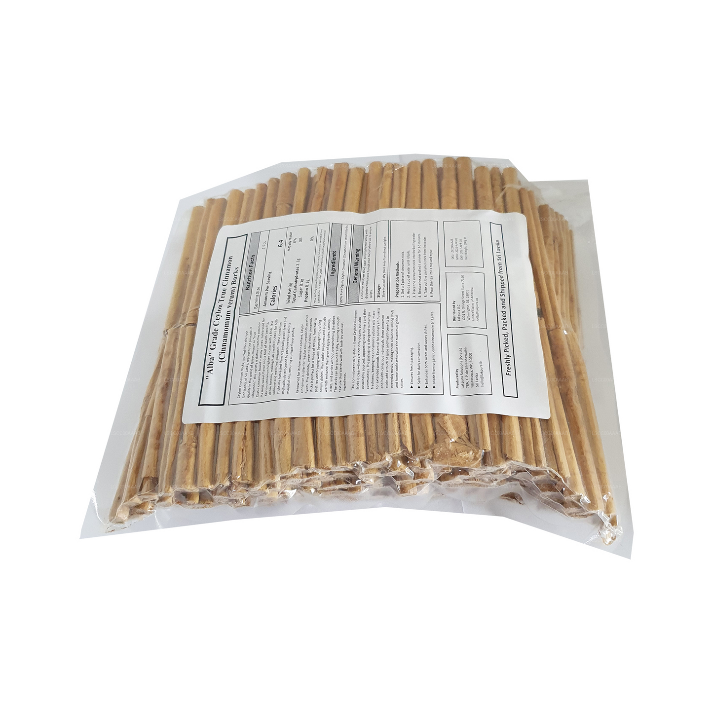 Lakpura® Canela Verdadero Ceilán "Alba" Palos de grado