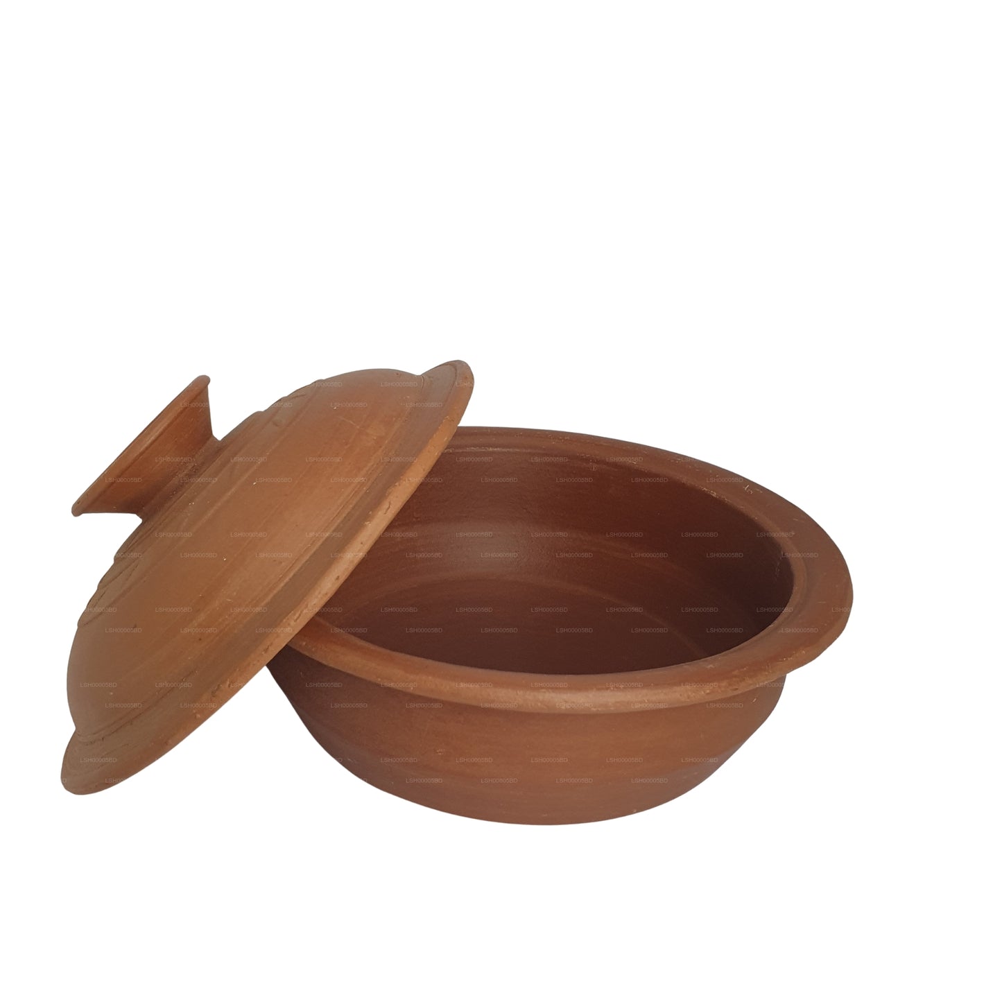 Olla de barro con tapa