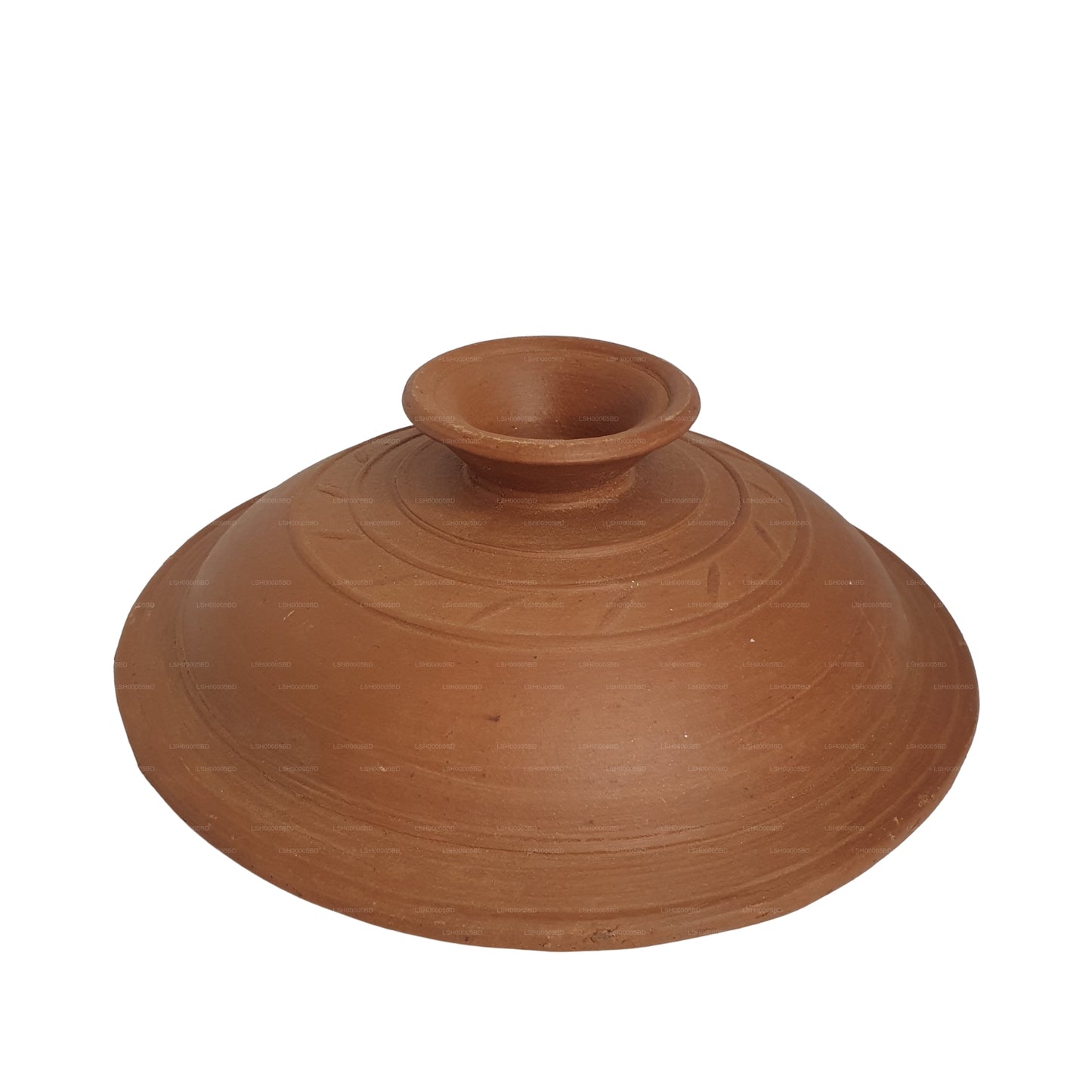 Olla de barro con tapa
