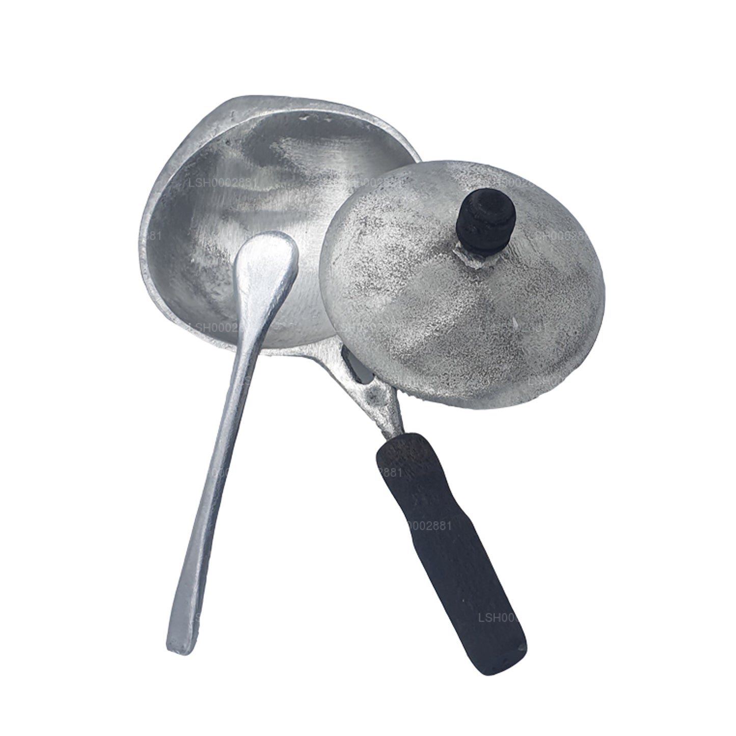 Sartén de aluminio con tapa