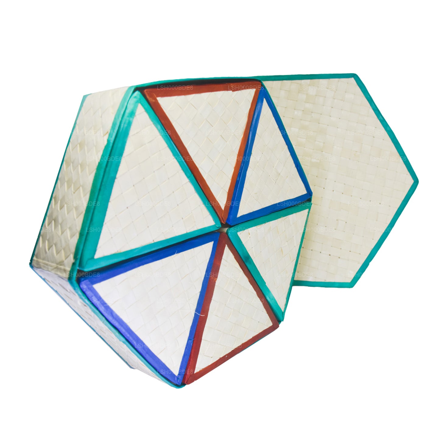 Caja de regalo Lakpura Palmyrah Leaf (diseño D)