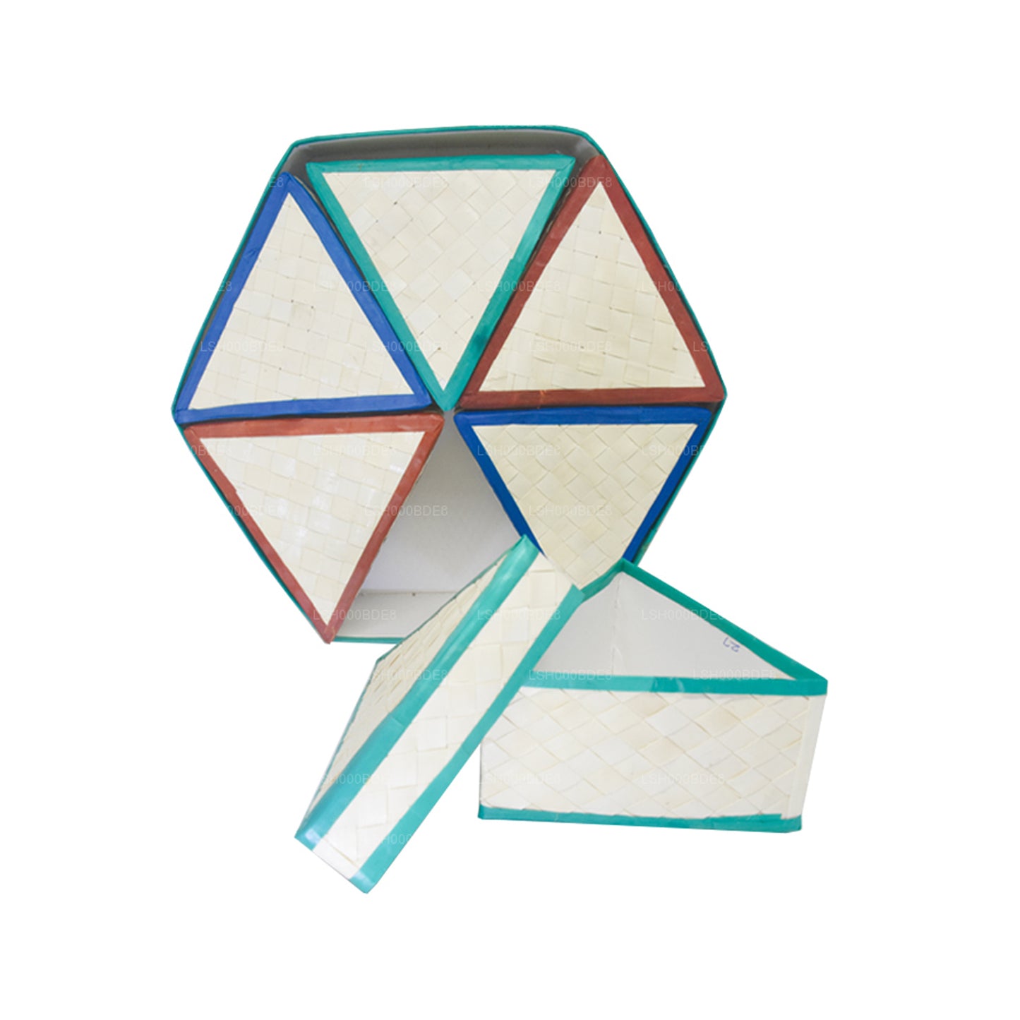 Caja de regalo Lakpura Palmyrah Leaf (diseño D)