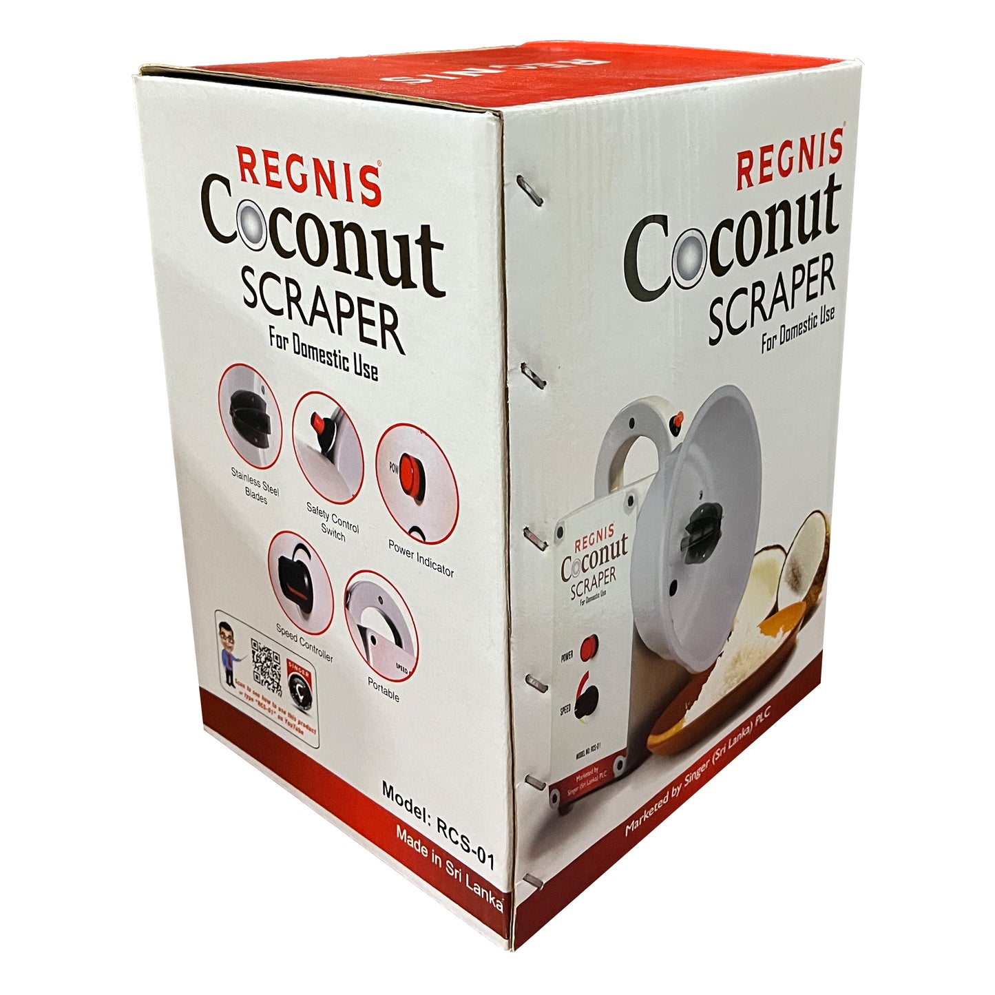 Regnis Domestic Electric Coconut Scraper (Model RCS-01)