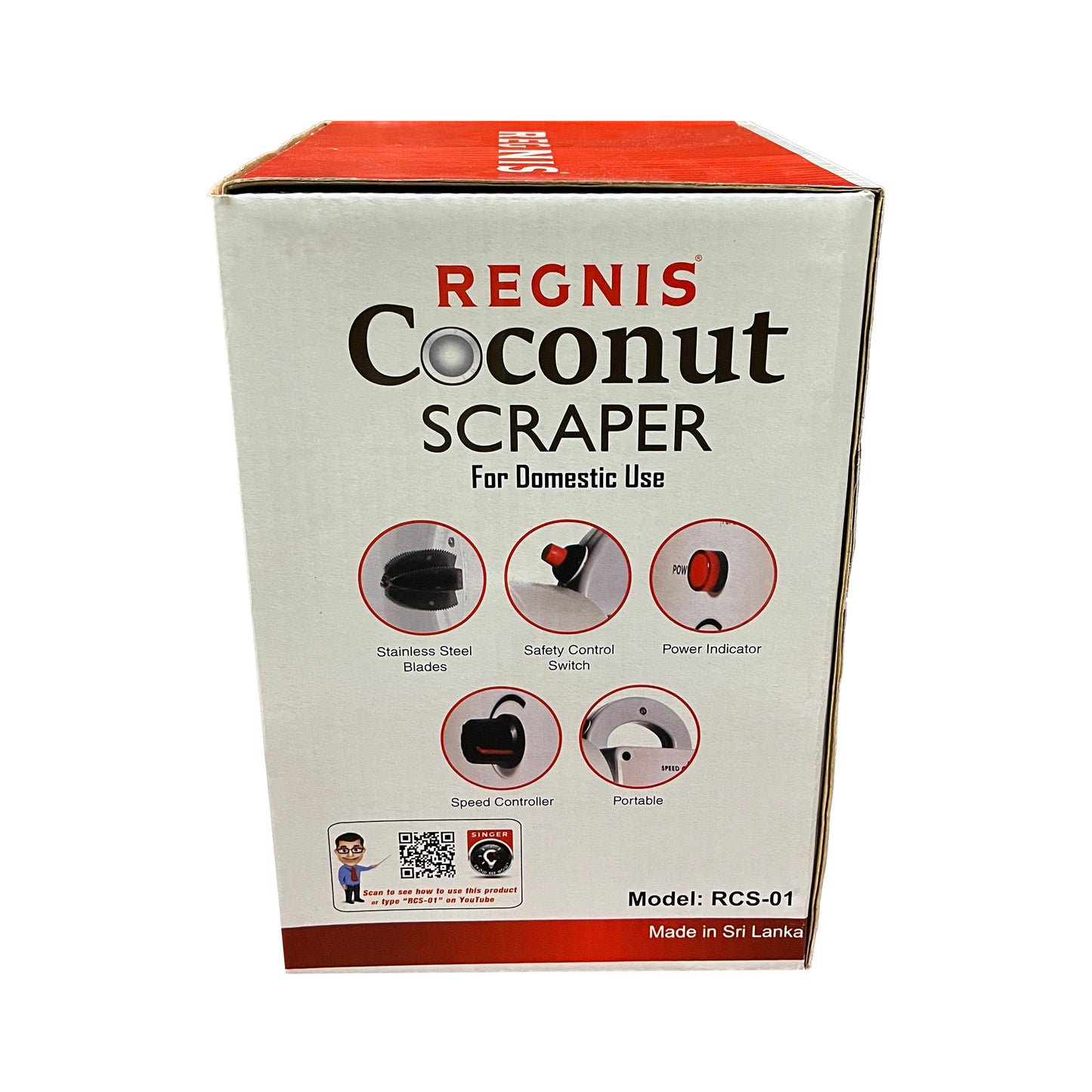 Regnis Domestic Electric Coconut Scraper (Model RCS-01)