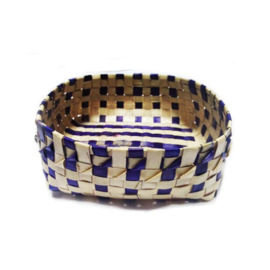 Lakpura® Palmyra Basket Blue Color