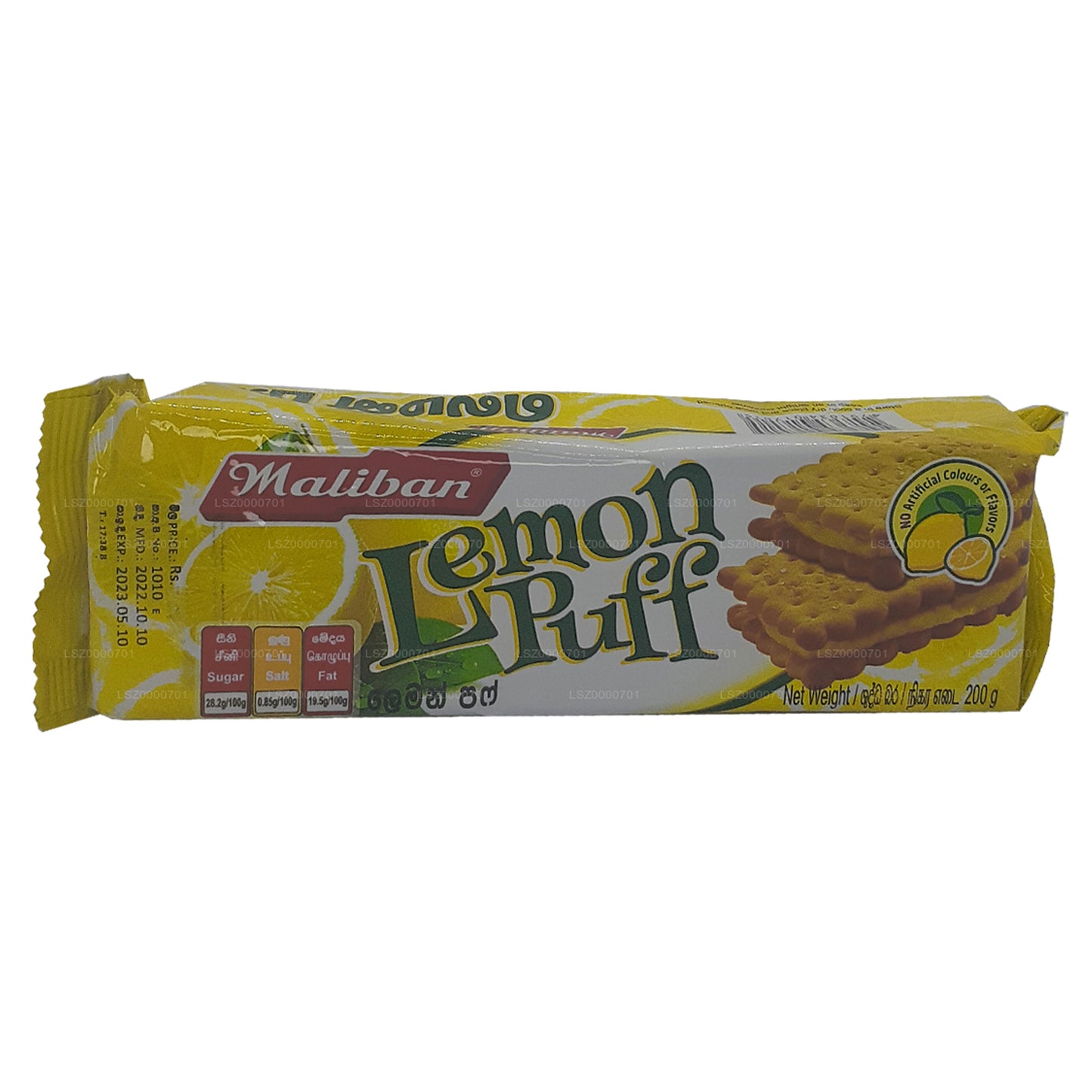 Galletas de hojaldre de limón Maliban (200 g)