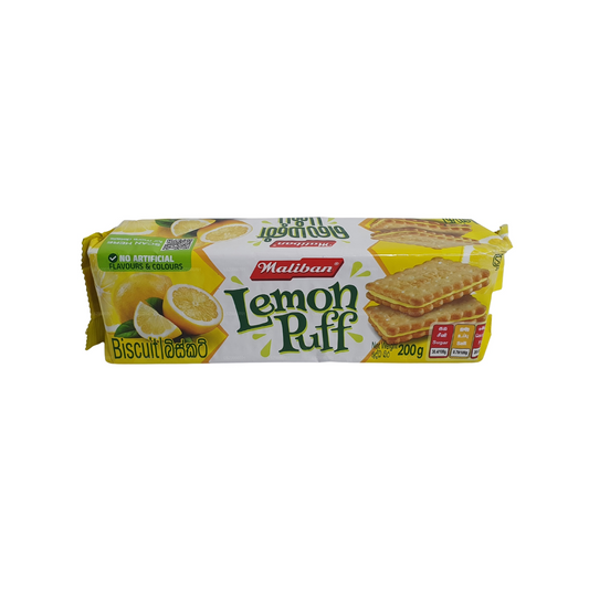 Galletas de hojaldre de limón Maliban (200 g)