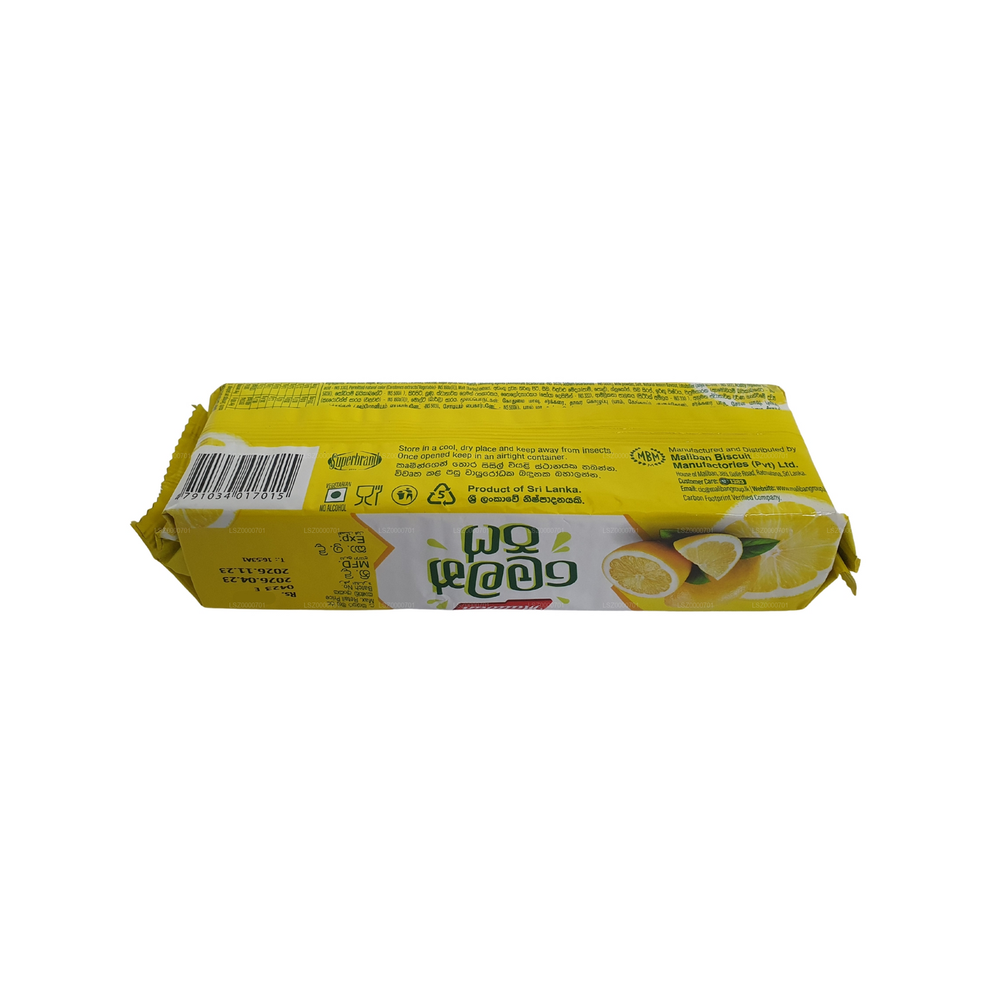 Galletas de hojaldre de limón Maliban (200 g)