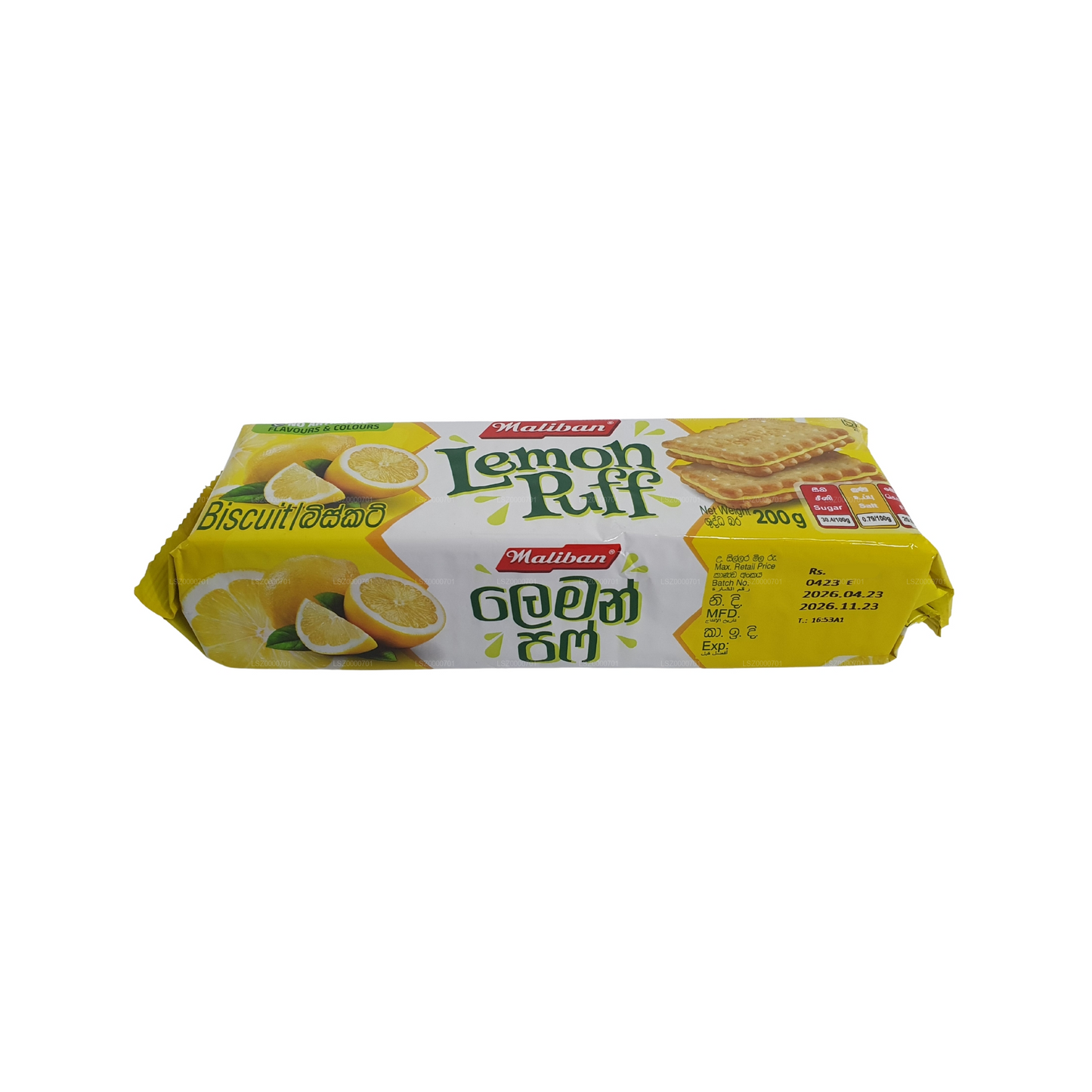 Galletas de hojaldre de limón Maliban (200 g)