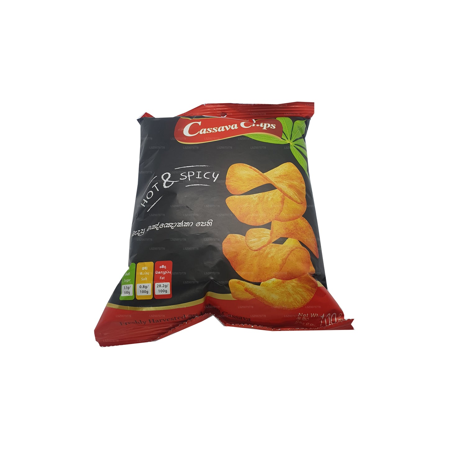 Chips de yuca Rancrisp picantes y picantes (100 g)