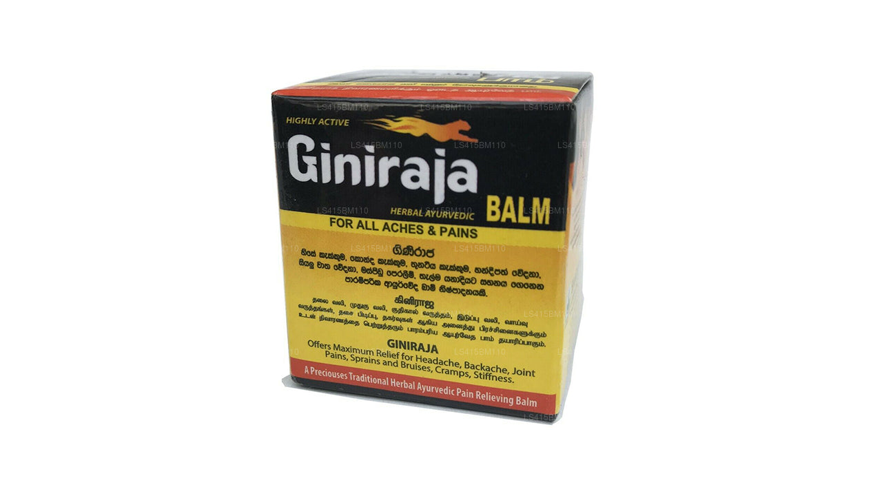 Bálsamo herbal analgésico Chandanalepa Giniraja