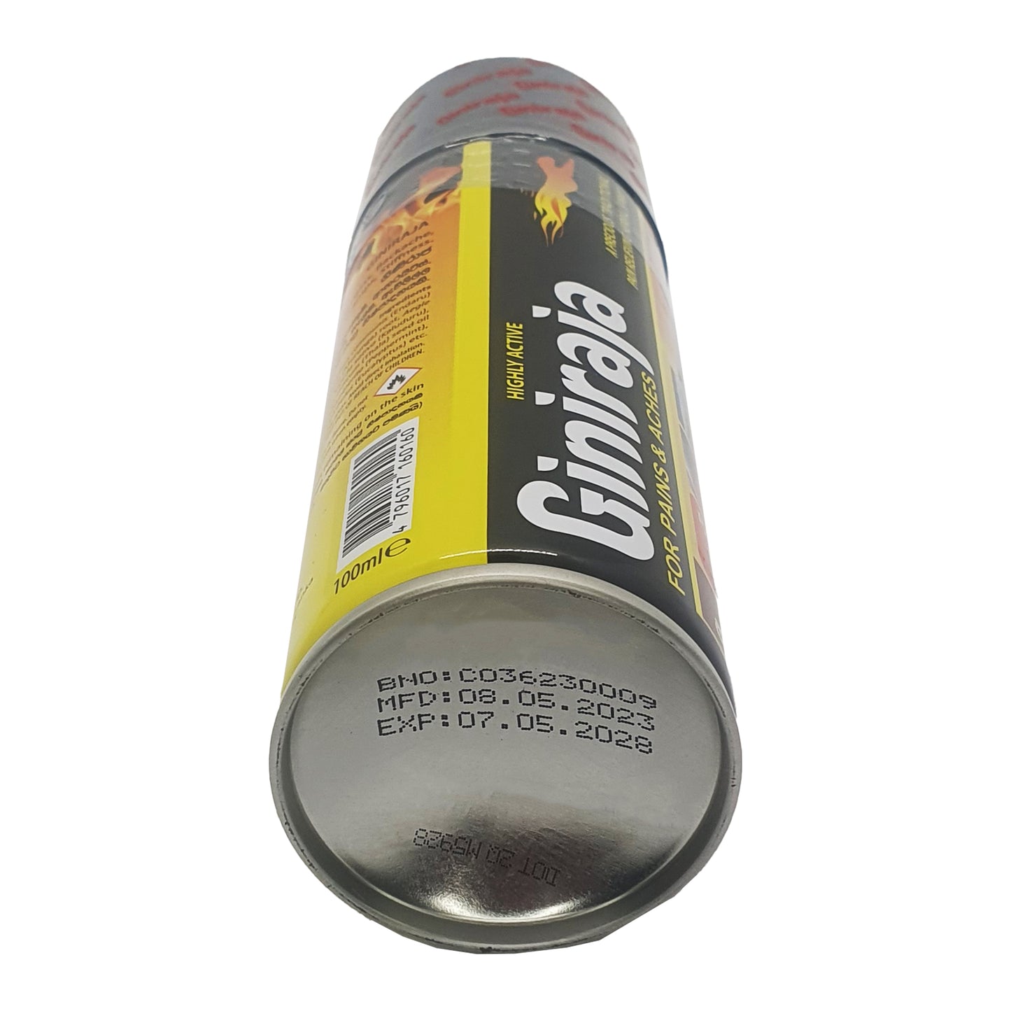 Spray herbal analgésico Chandanalepa Giniraja (100 ml)