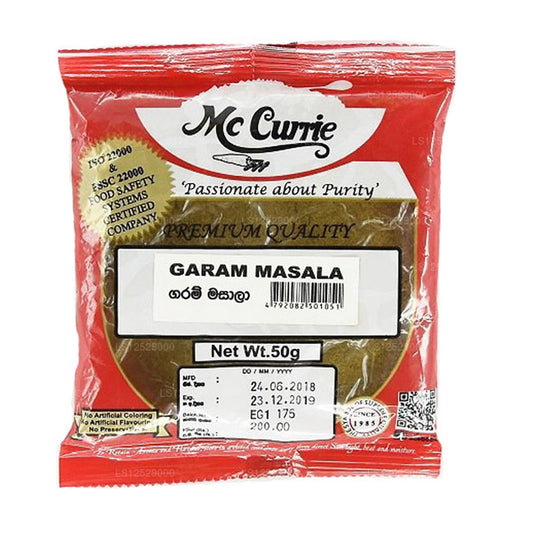 Garam Masala en polvo de Mc Currie (50 g)
