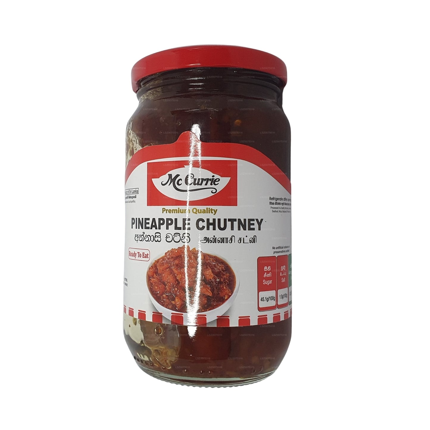 Chutney de piña Mc Currie (450 g)