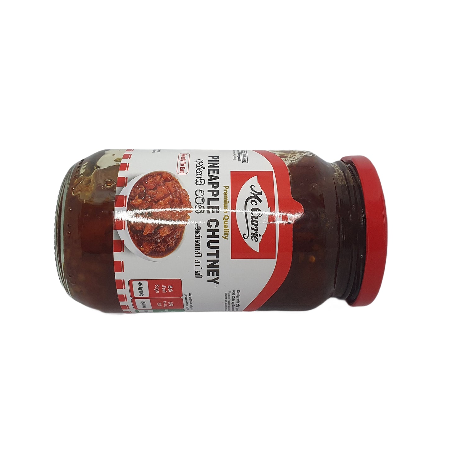 Chutney de piña Mc Currie (450 g)