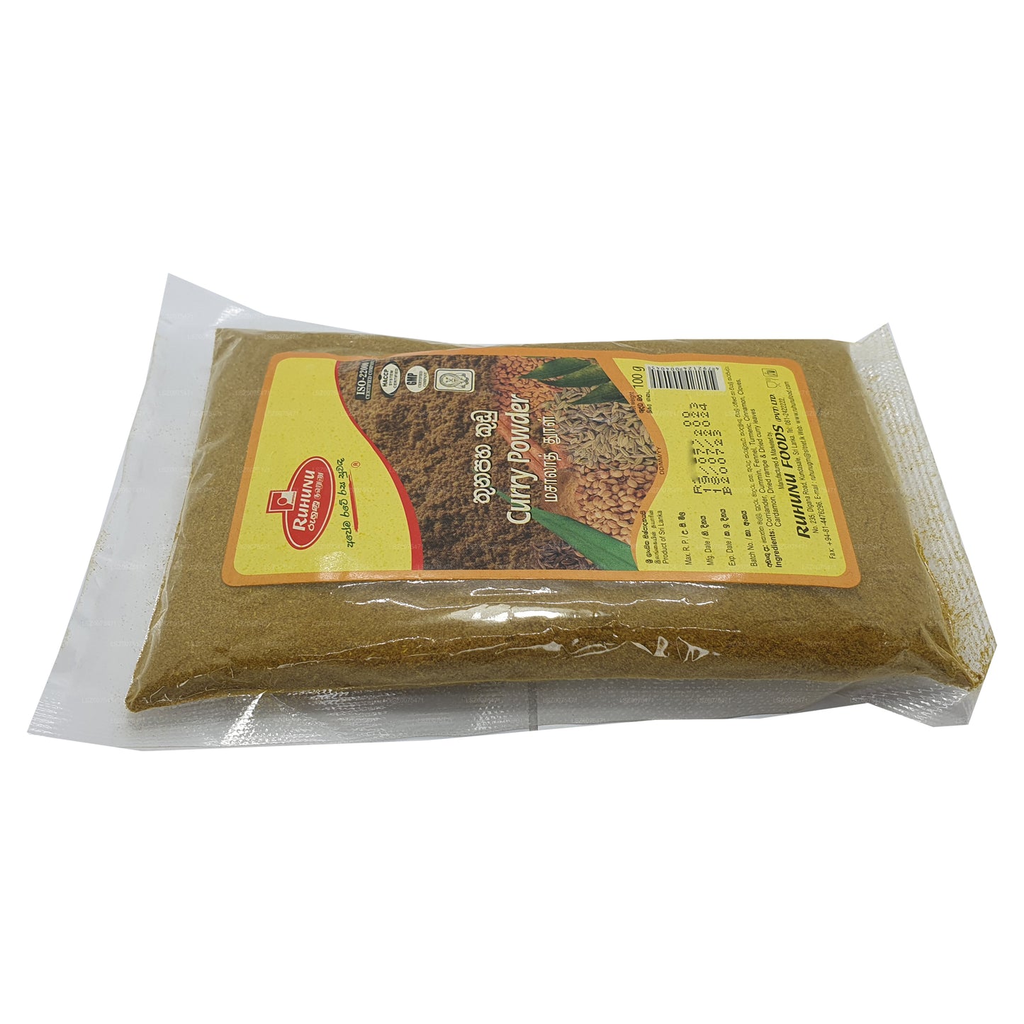 Curry Ruhunu en polvo (100 g)