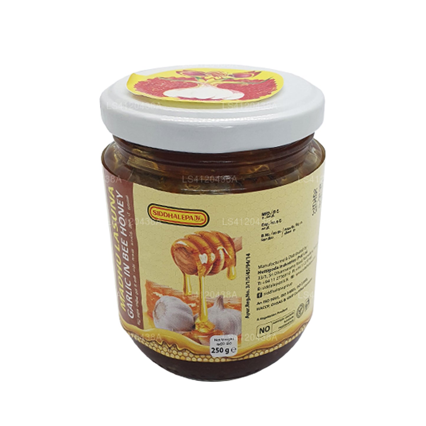 Siddhalepa Madhu Lasuna de ajo en miel de abeja (250 g)