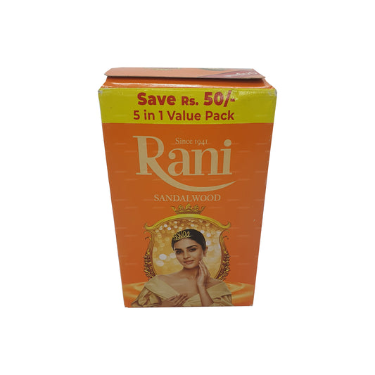 Jabón de sándalo Swadeshi Rani 5 en 1 (5 x 70 g)