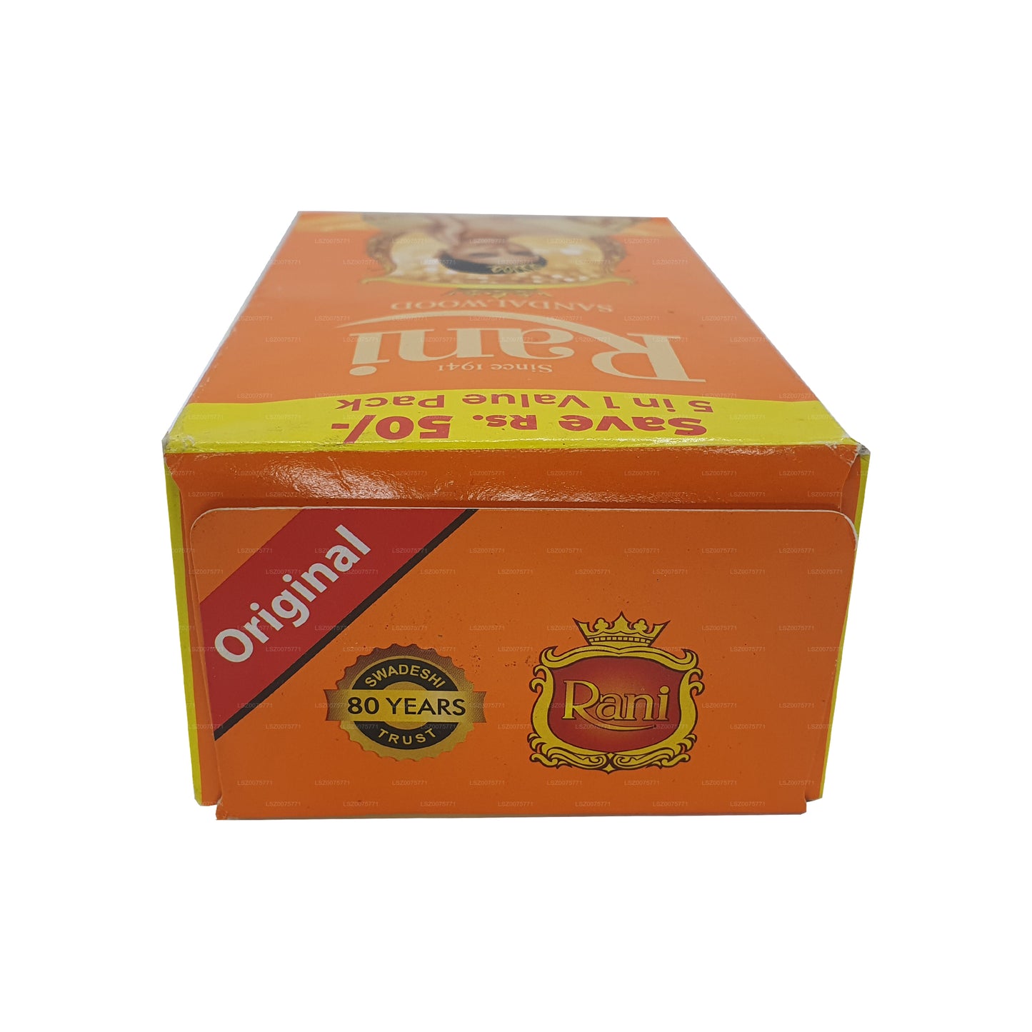 Jabón de sándalo Swadeshi Rani 5 en 1 (5 x 70 g)