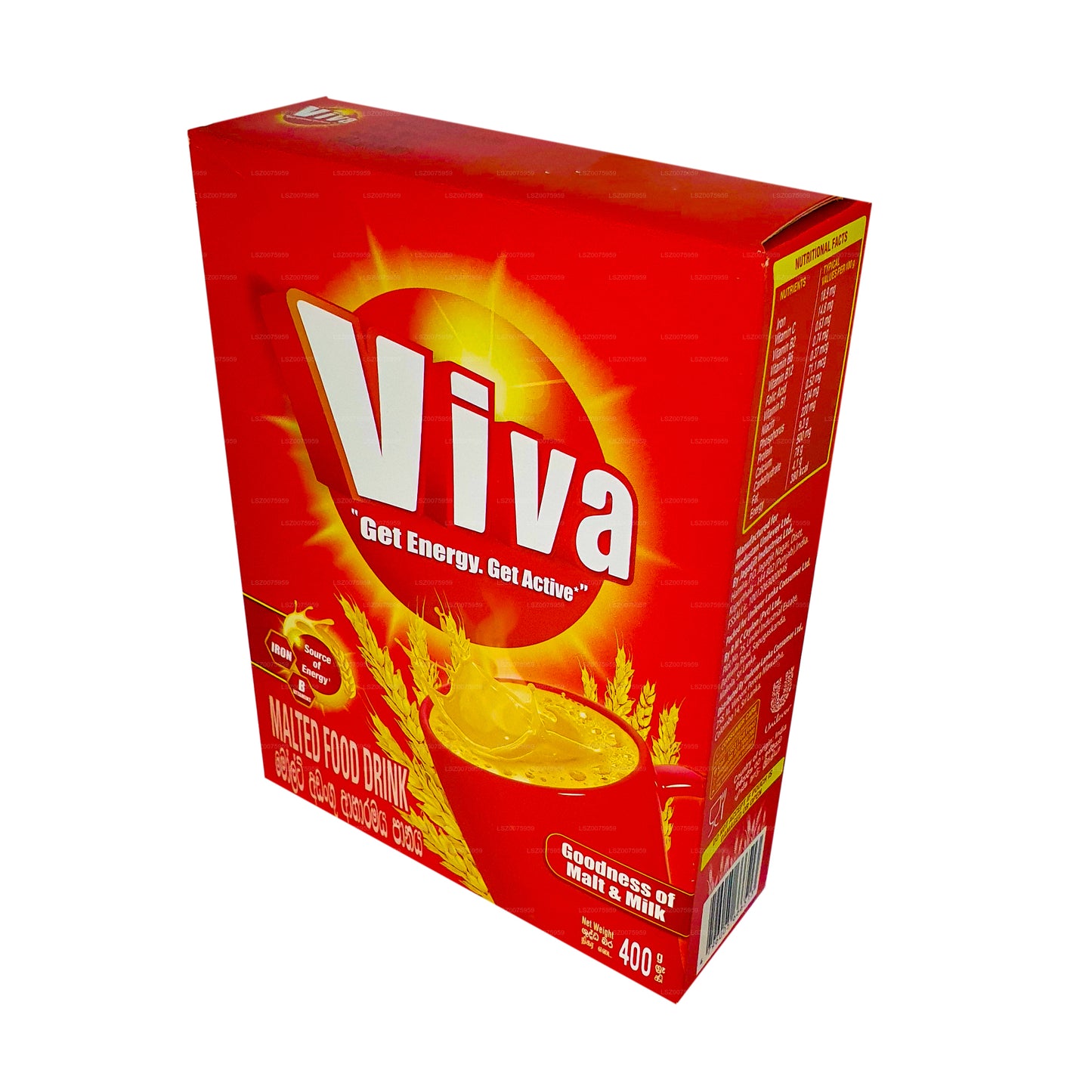 Bebida alimenticia malteada Viva (400 g)