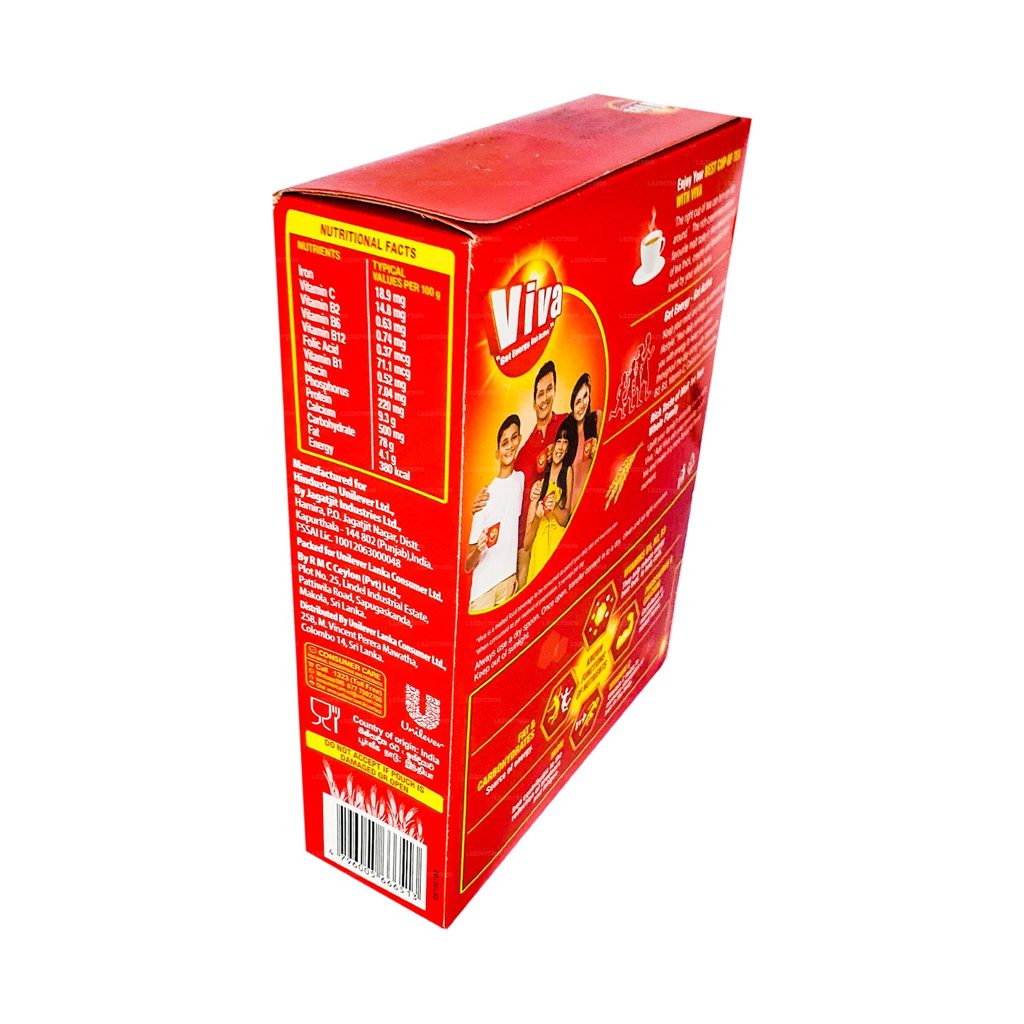 Bebida alimenticia malteada Viva (400 g)