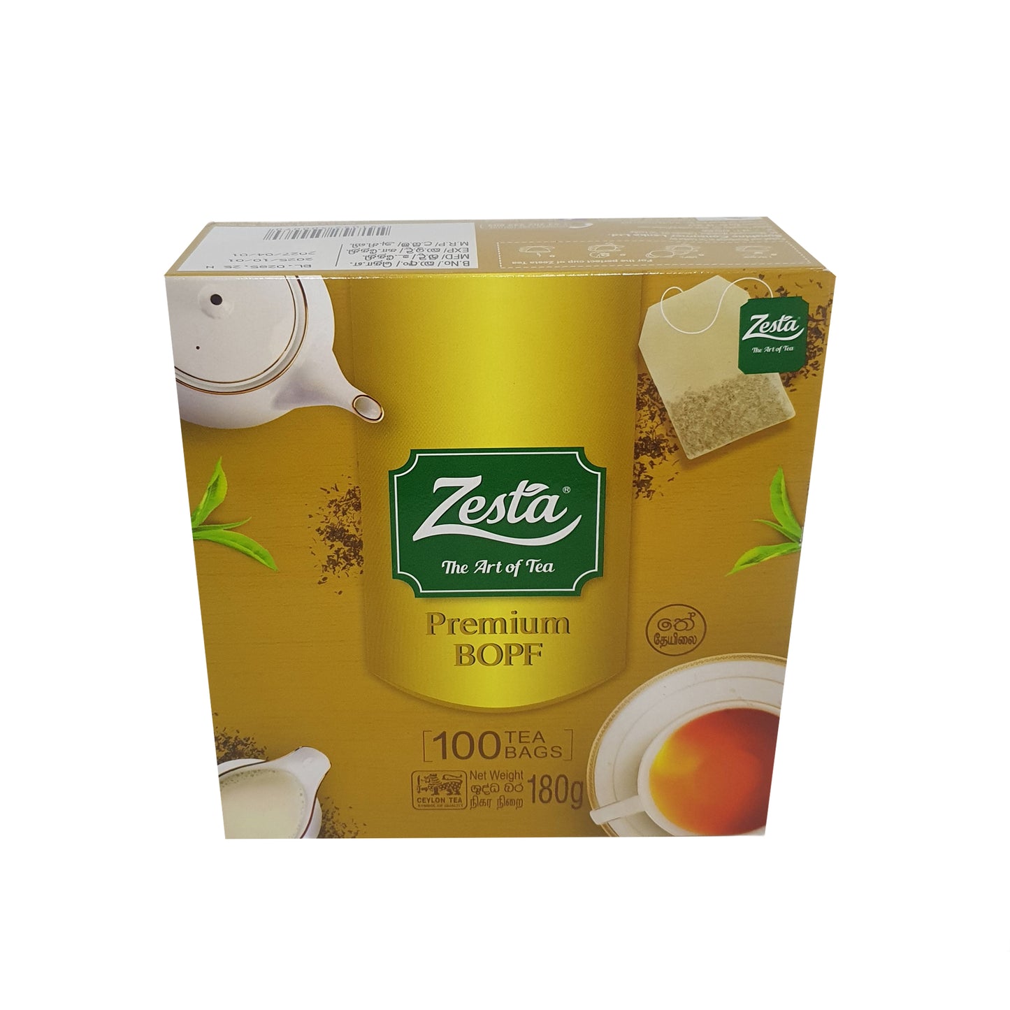 Té Zesta (100 g) 50 bolsitas de té
