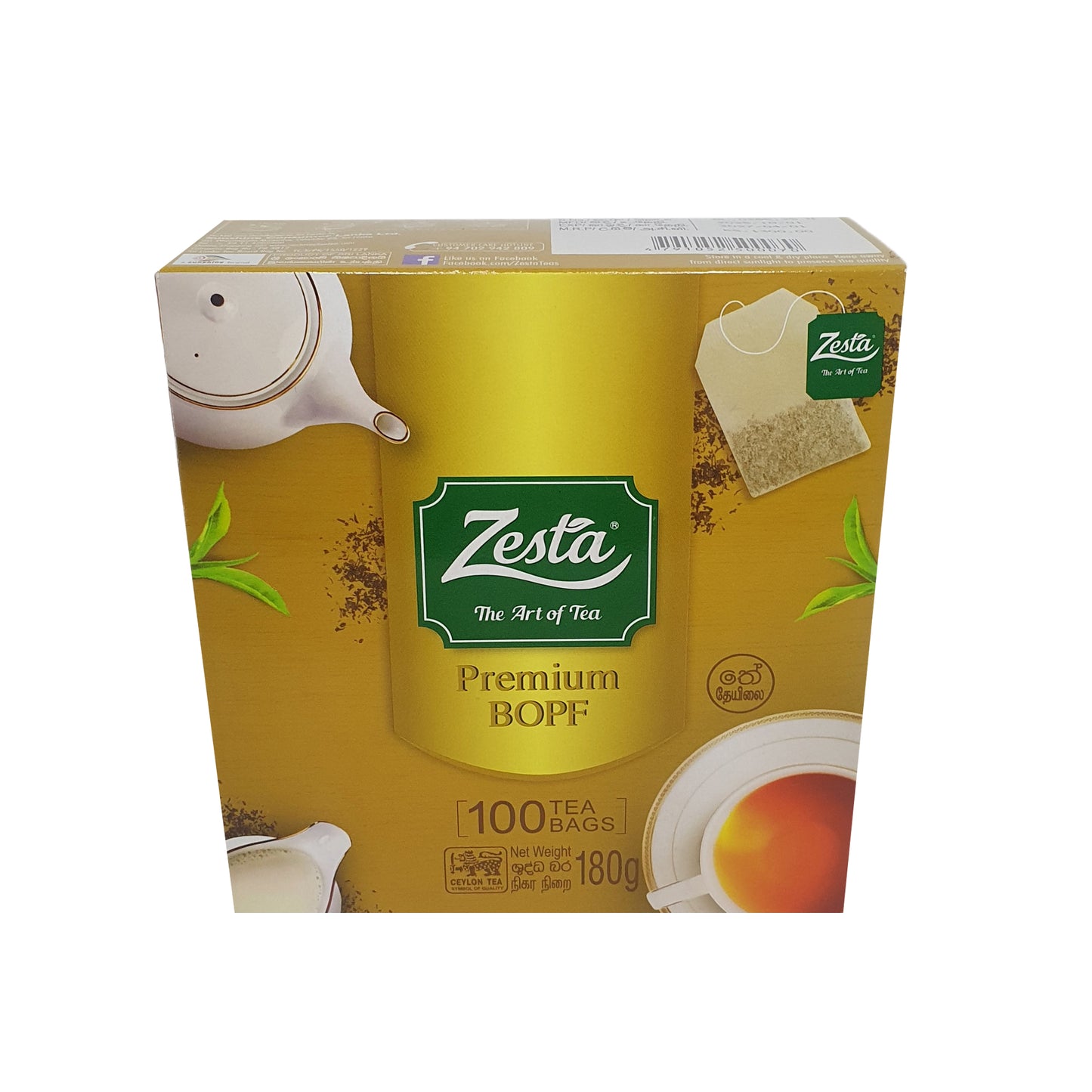 Té Zesta (100 g) 50 bolsitas de té