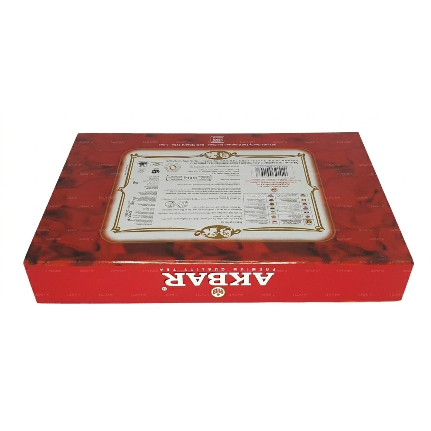 Caja de regalo Akbar Fruit Fiesta de té negro con sabor a 80 bolsitas de té (160 g)